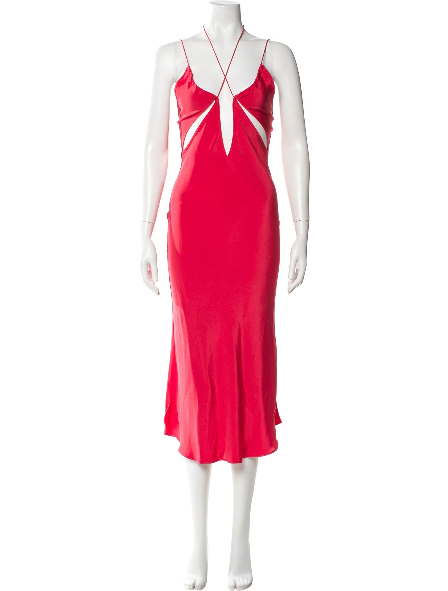 Christopher Esber Silk Midi Length Dress