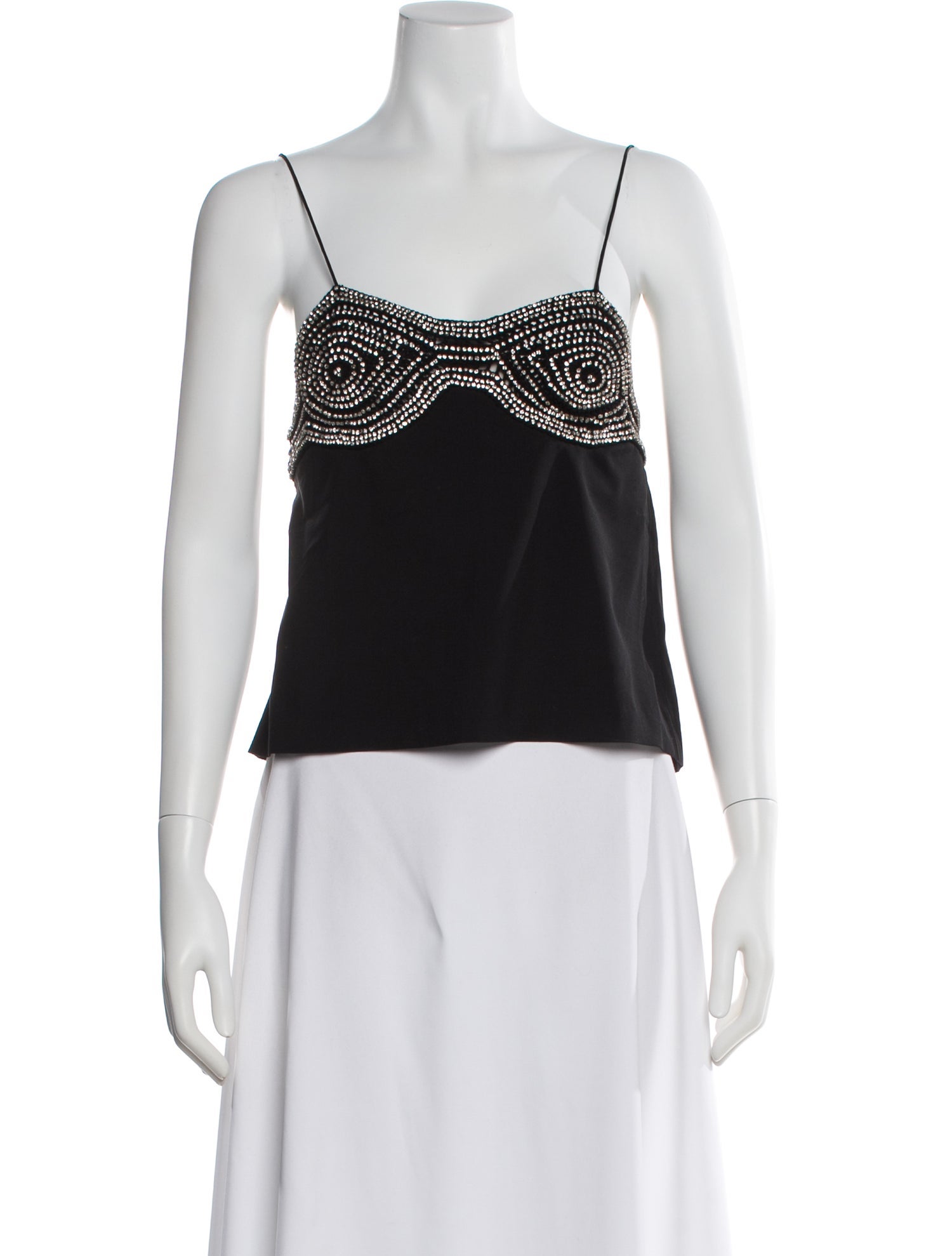 Christopher Esber Wool Scoop Neck Top