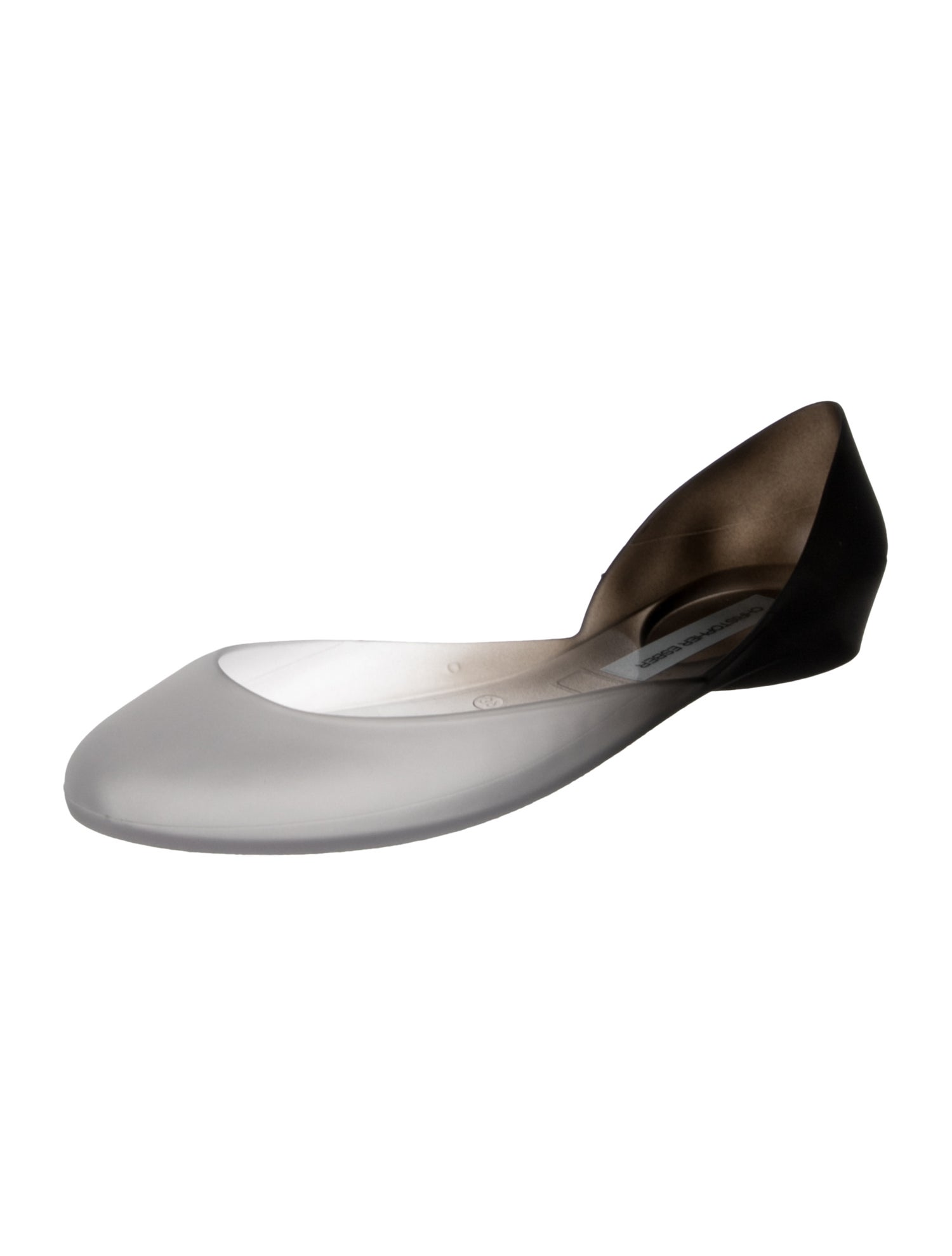 Christopher Esber Rubber D'Orsay Flats