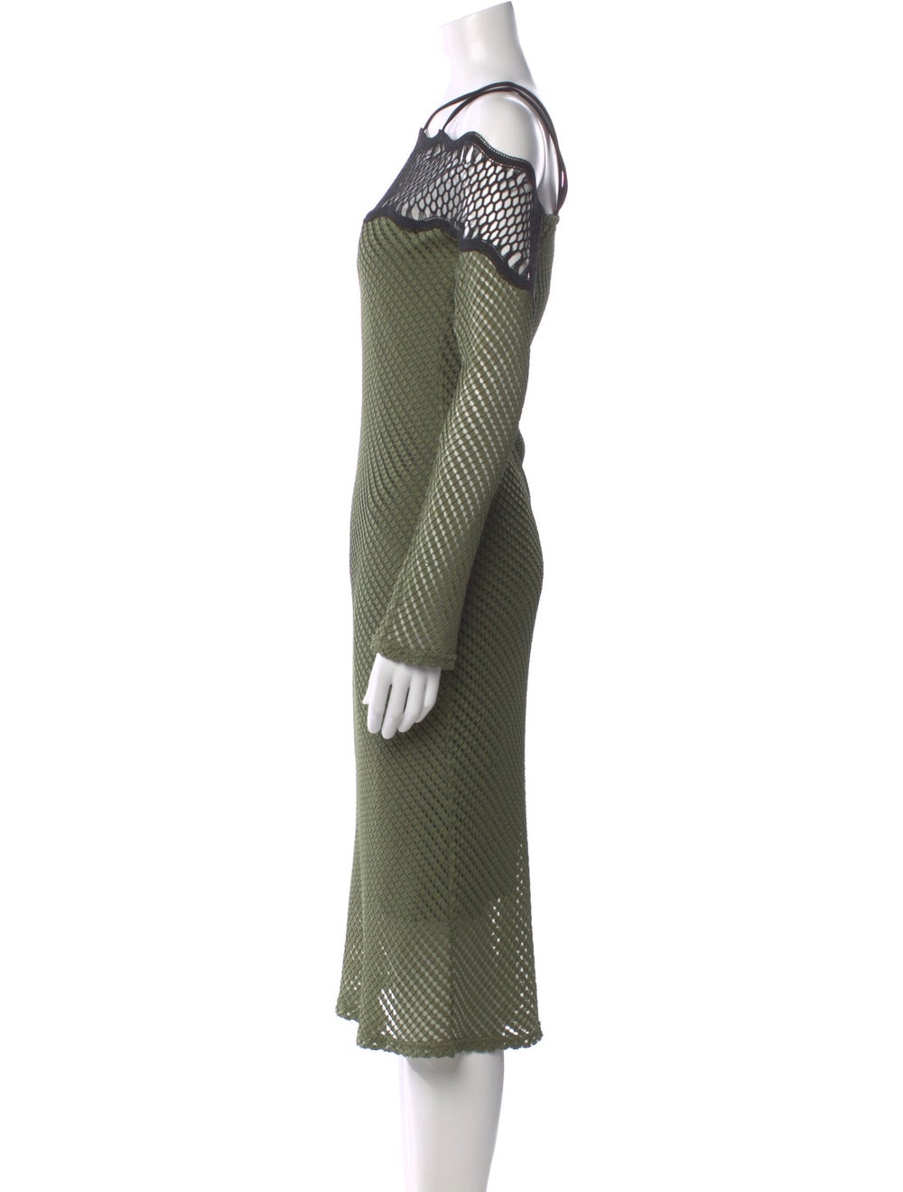 Christopher Esber Colorblock Pattern Long Dress - image 2