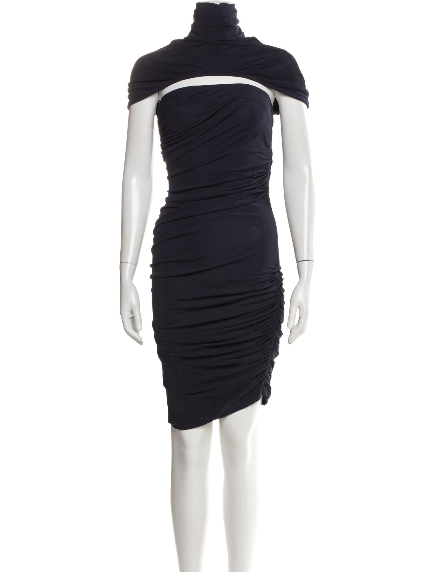 Christopher Esber Turtleneck Knee-Length Dress