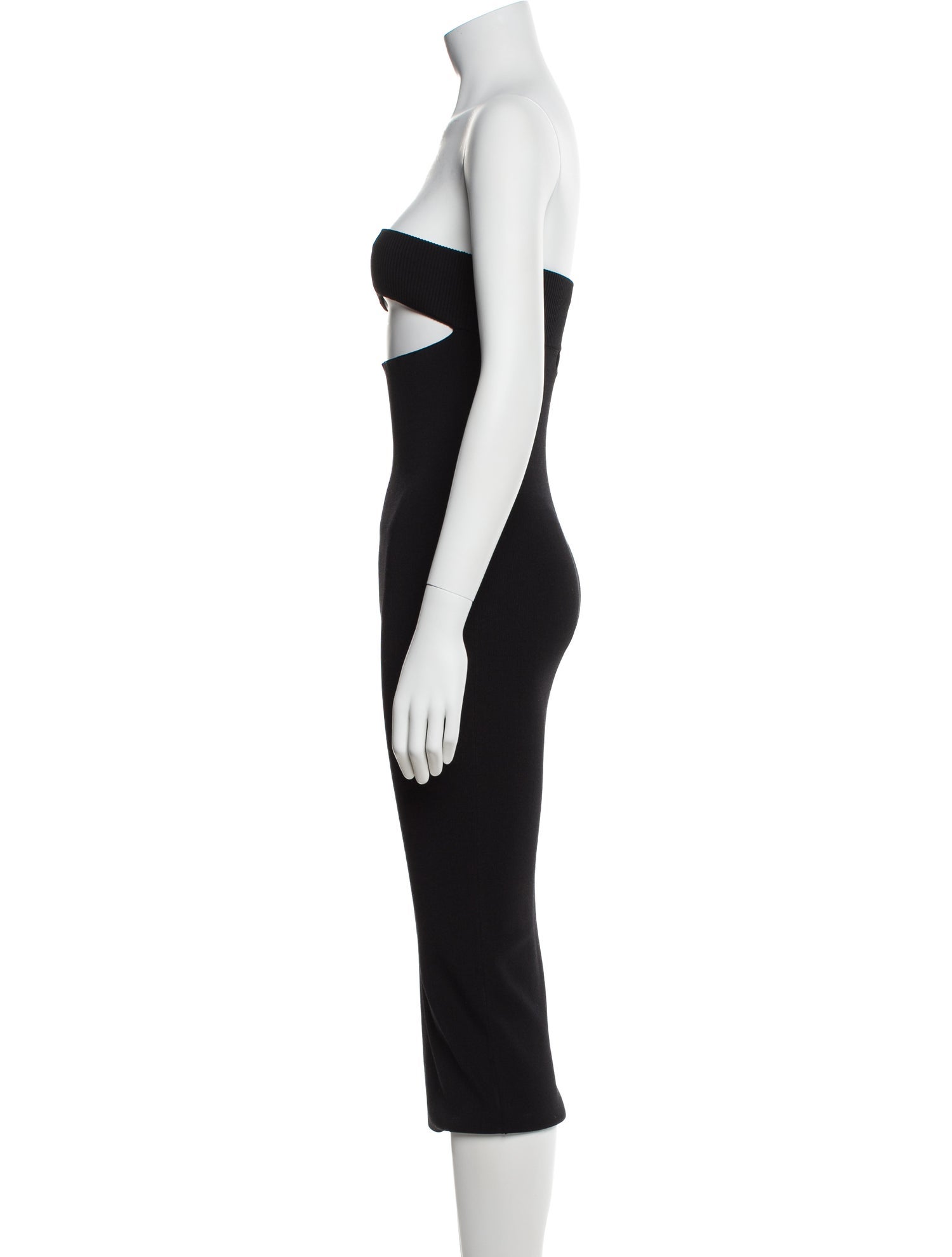 Christopher Esber Strapless Knee-Length Dress
