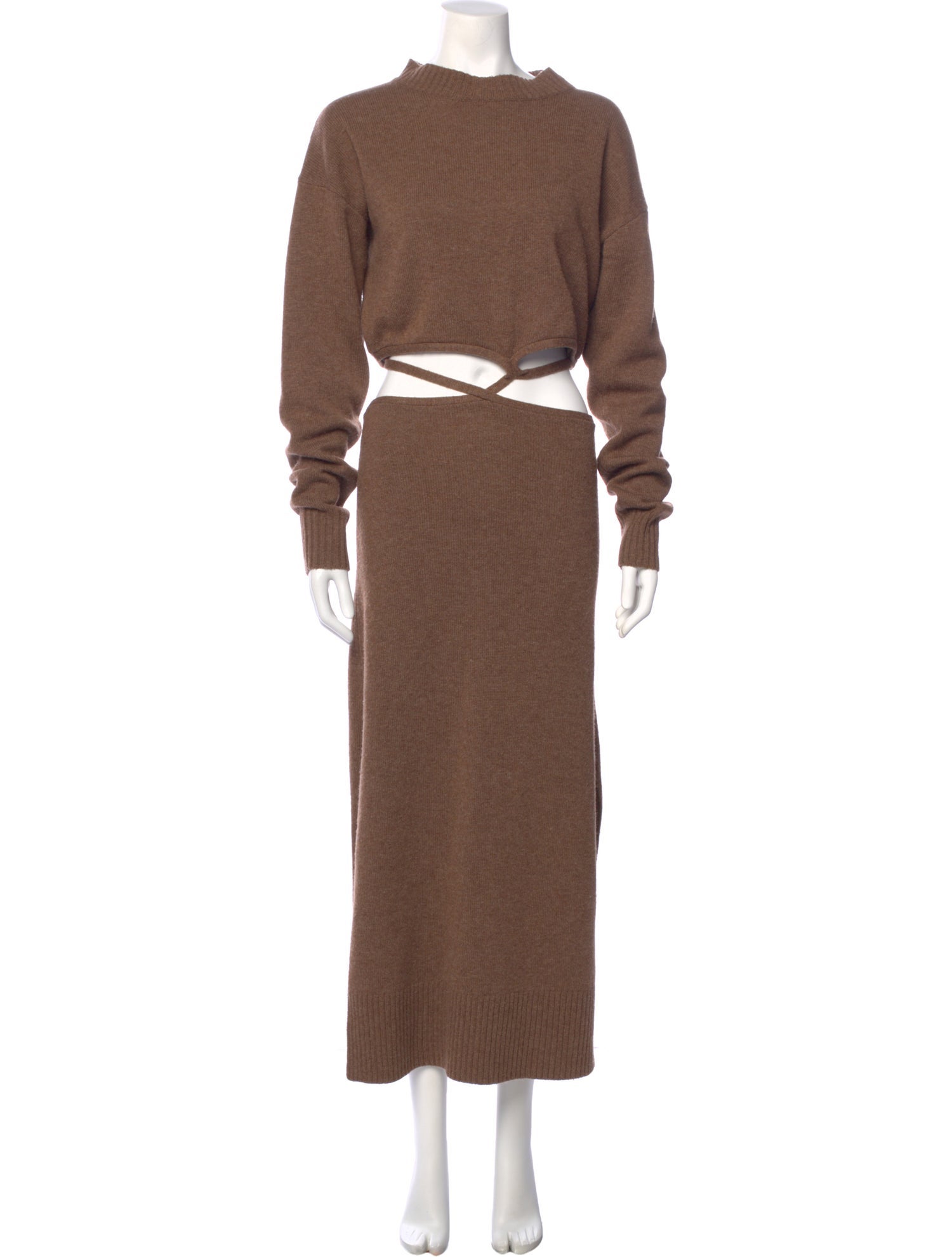 Christopher Esber Wool Long Dress
