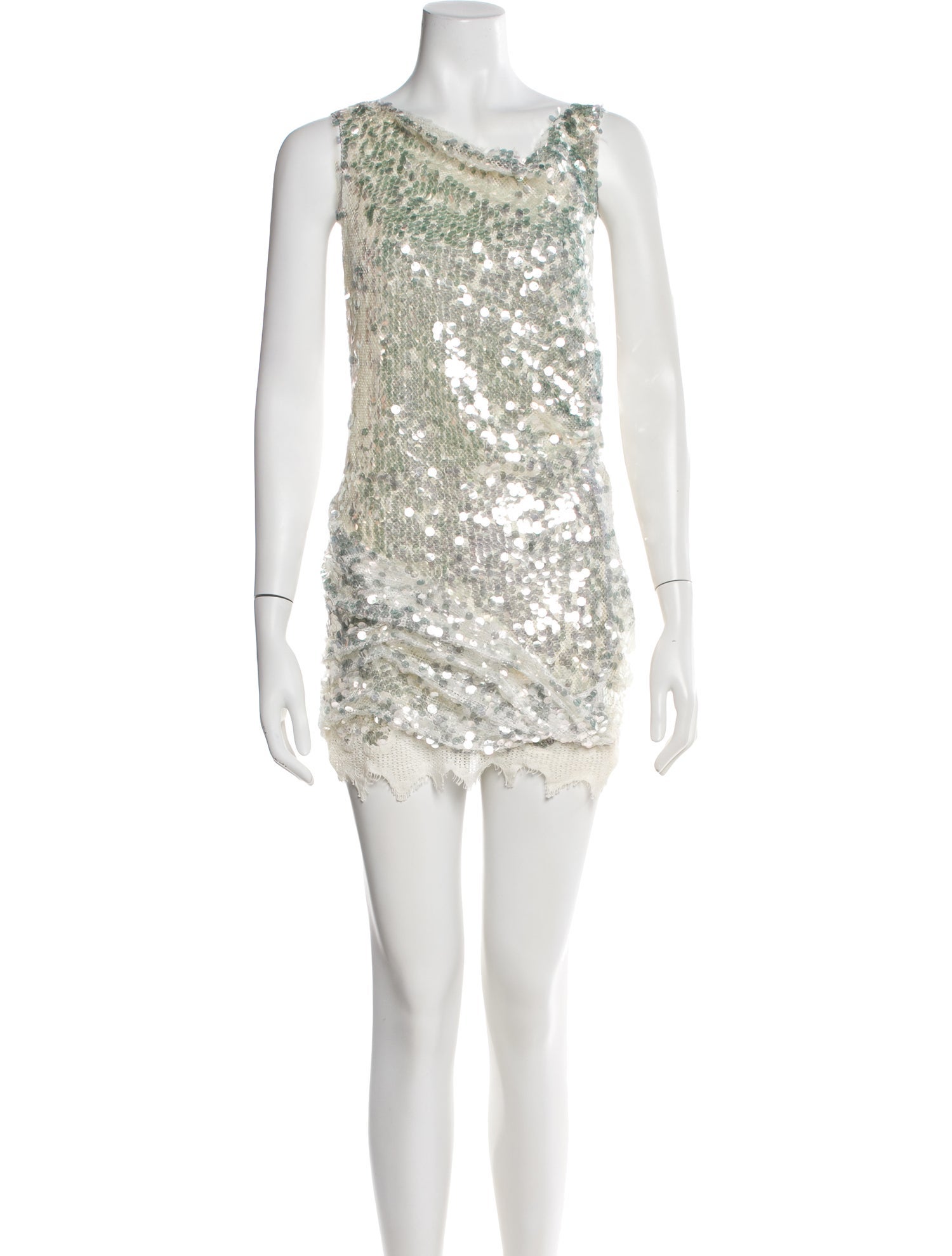 Christopher Esber Cowl Neck Mini Dress