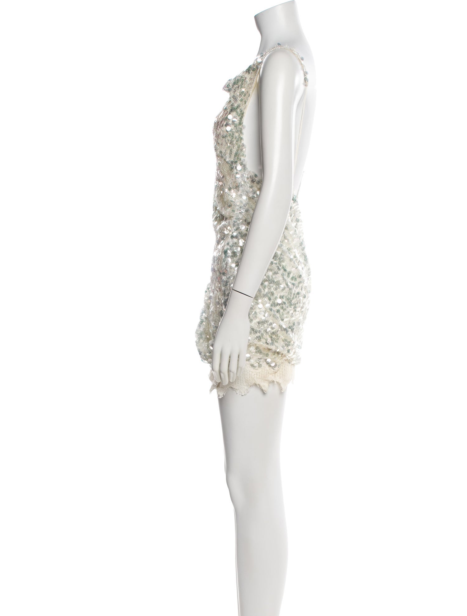 Christopher Esber Cowl Neck Mini Dress