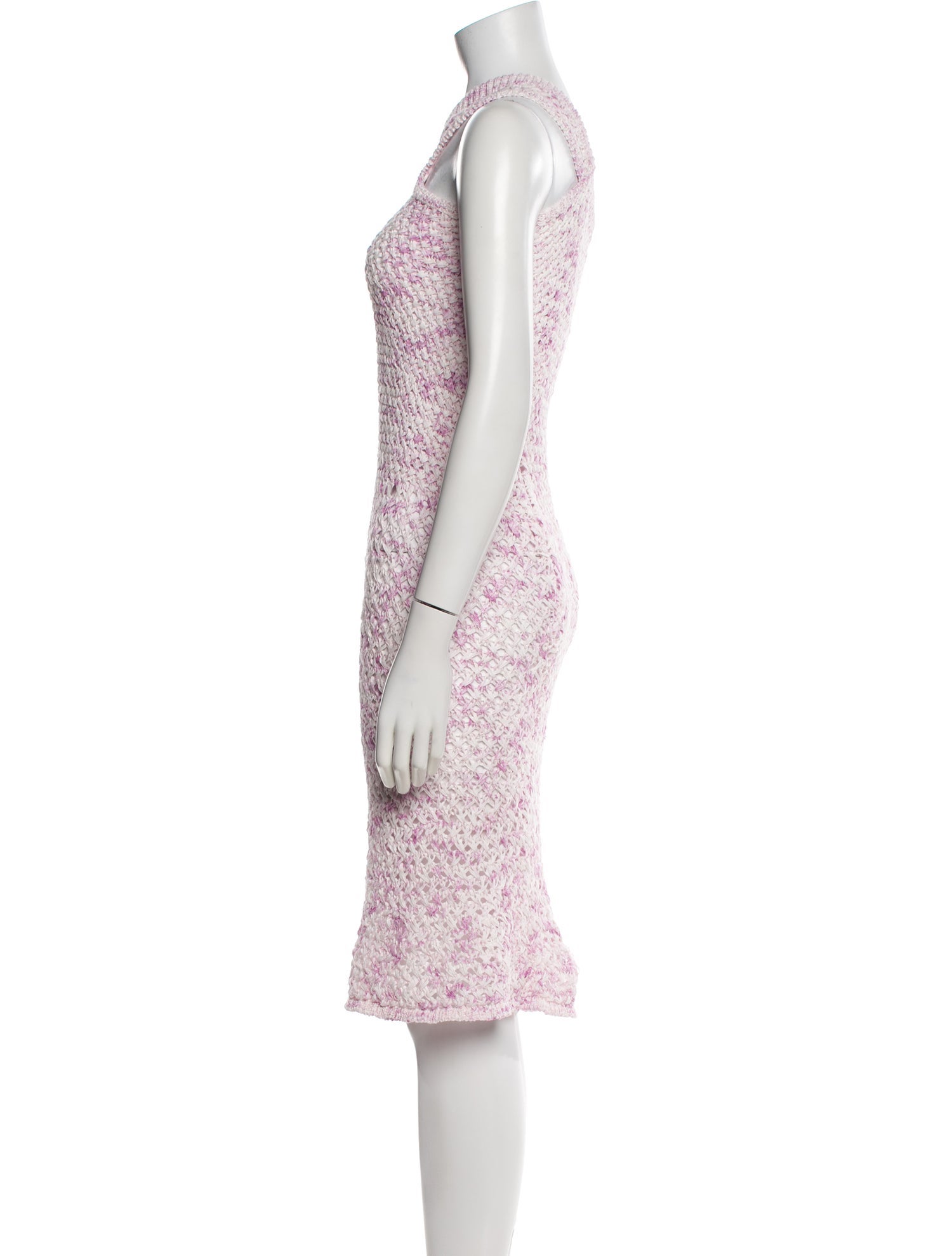 Christopher Esber Floral Print Knee-Length Dress