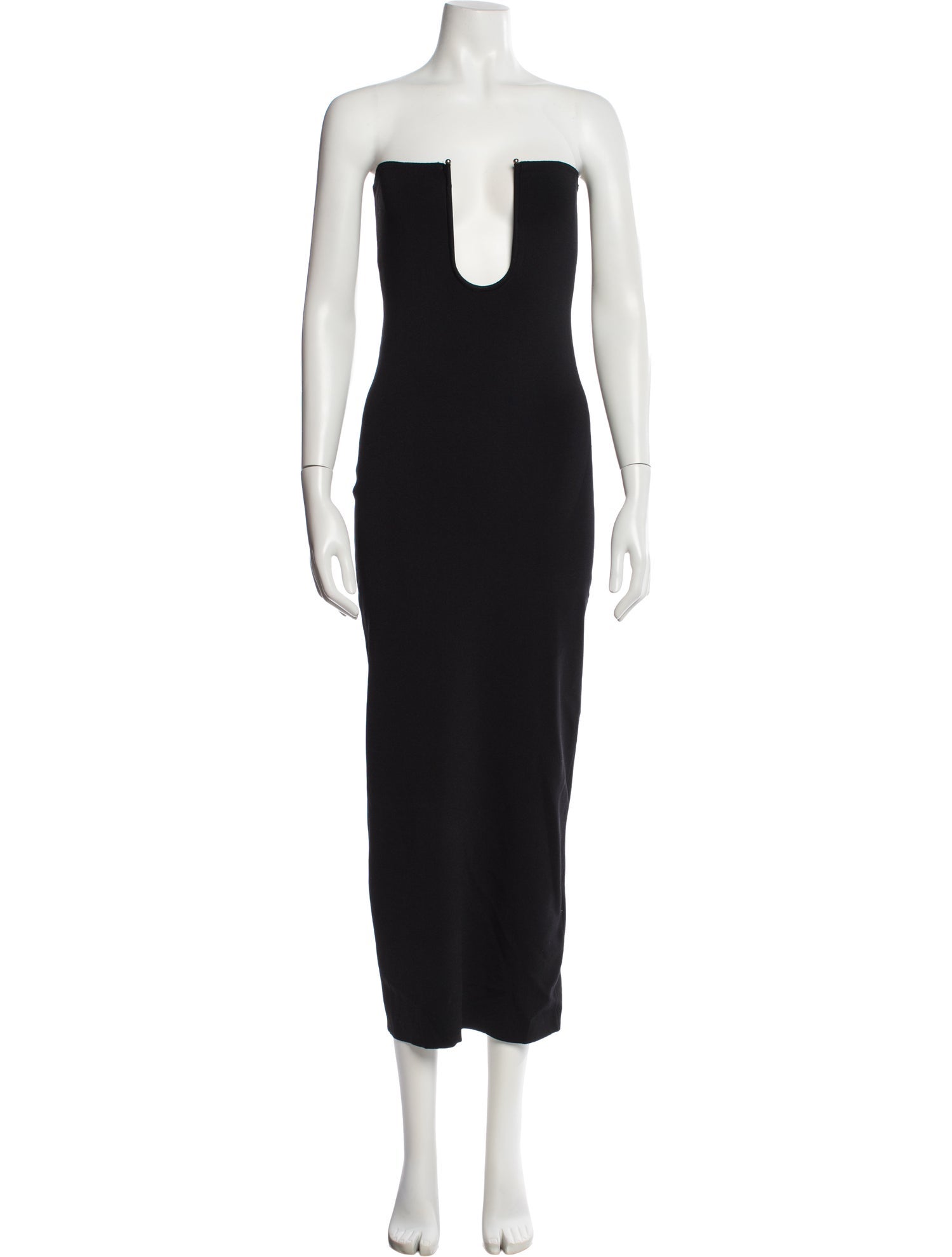 Christopher Esber Strapless Midi Length Dress