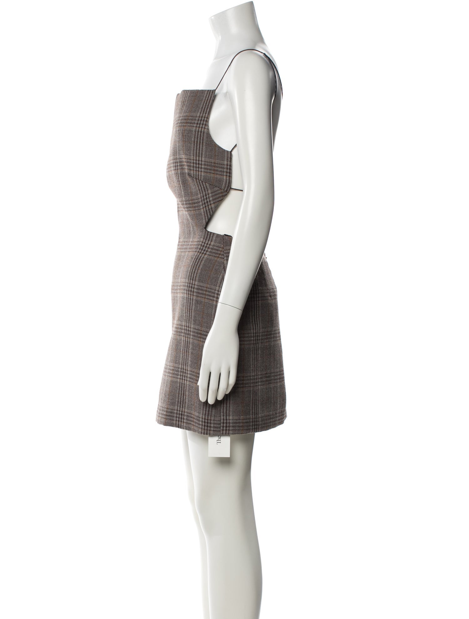 Christopher Esber Virgin Wool Mini Dress