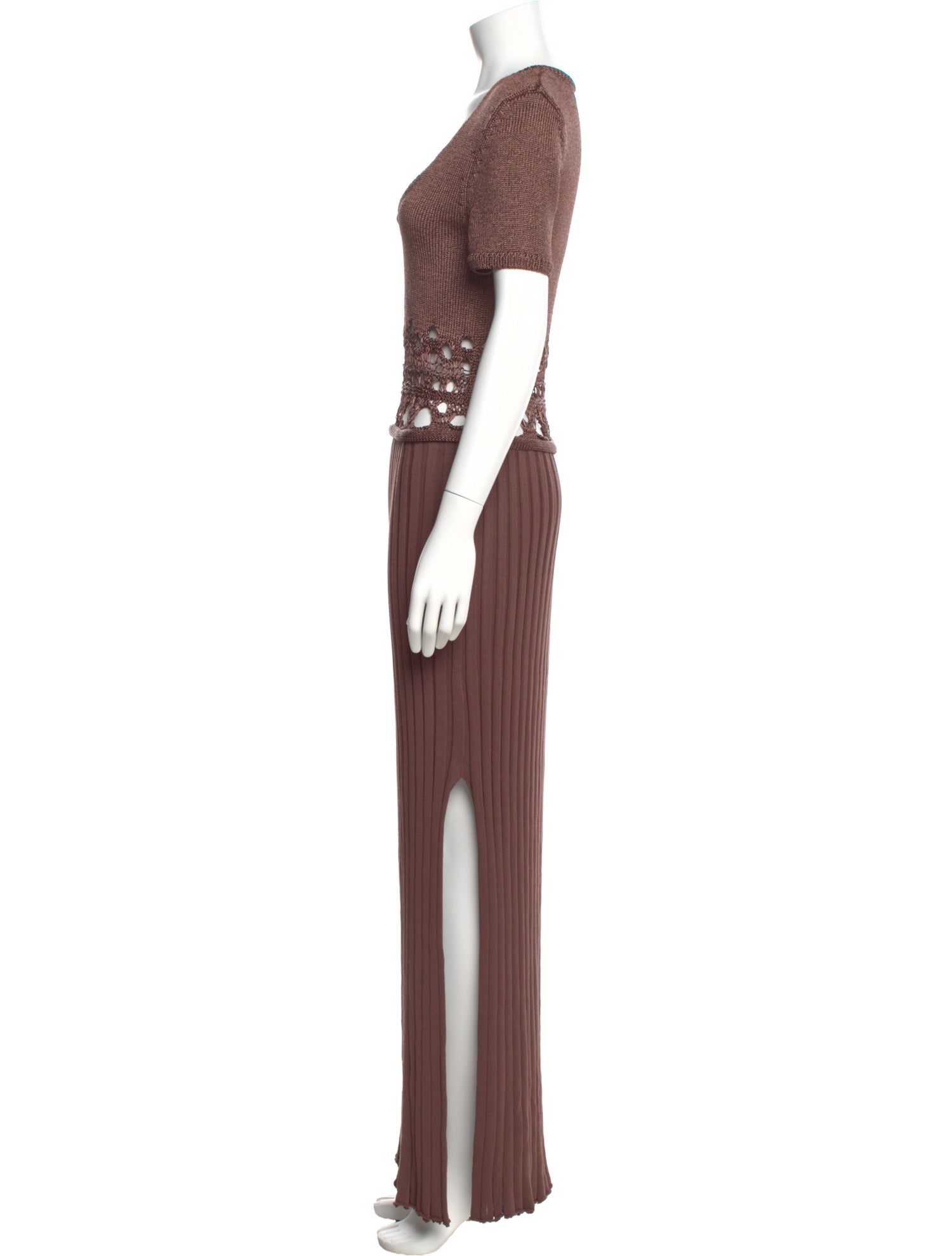 Christopher Esber Scoop Neck Long Dress