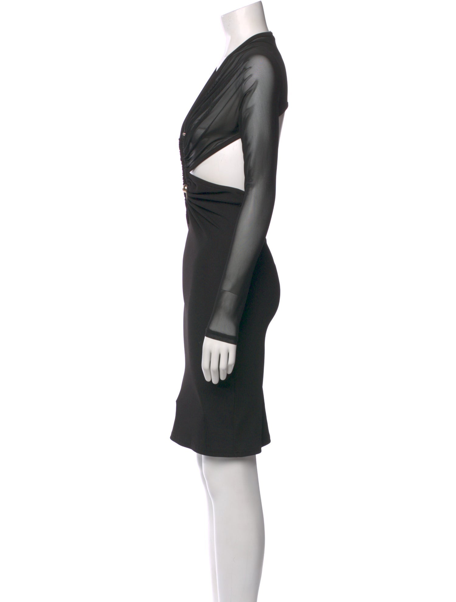 Christopher Esber V-Neck Mini Dress - Black Dresses, Clothing - W7E28289 | The RealReal Christopher Esber V-Neck Mini Dress - Black Dresses, Clothing - W7E28289 | The RealReal