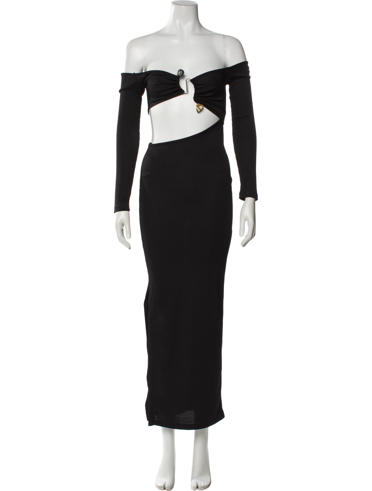 Christopher Esber Off-The-Shoulder Long Dress