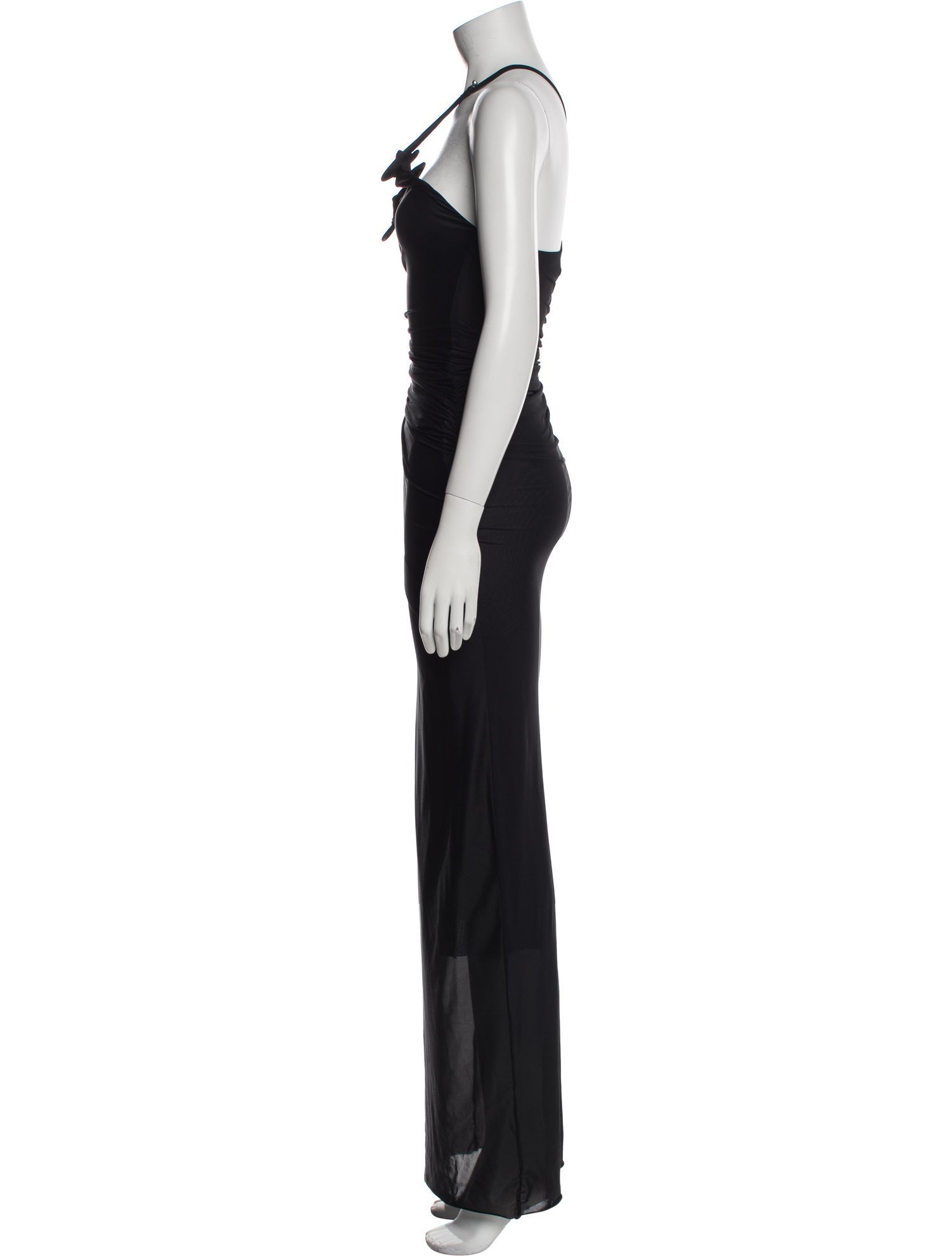 Christopher Esber One-Shoulder Long Dress