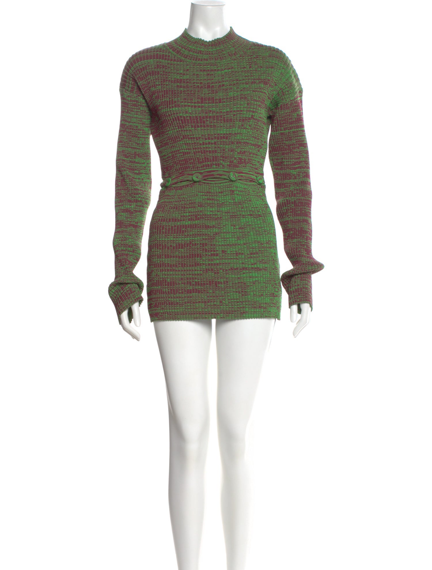 Christopher Esber Mock Neck Mini Dress