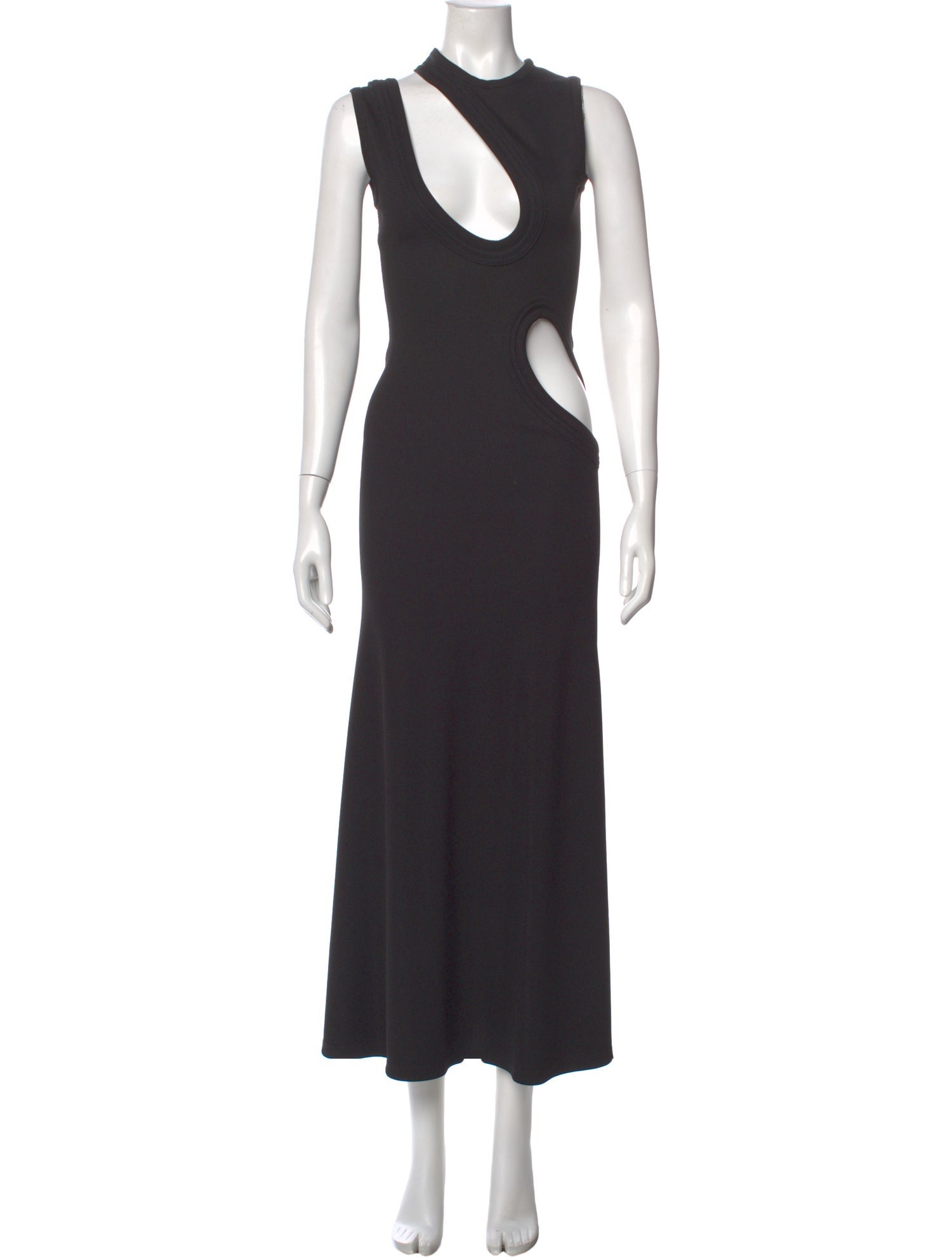 Christopher Esber Scoop Neck Long Dress