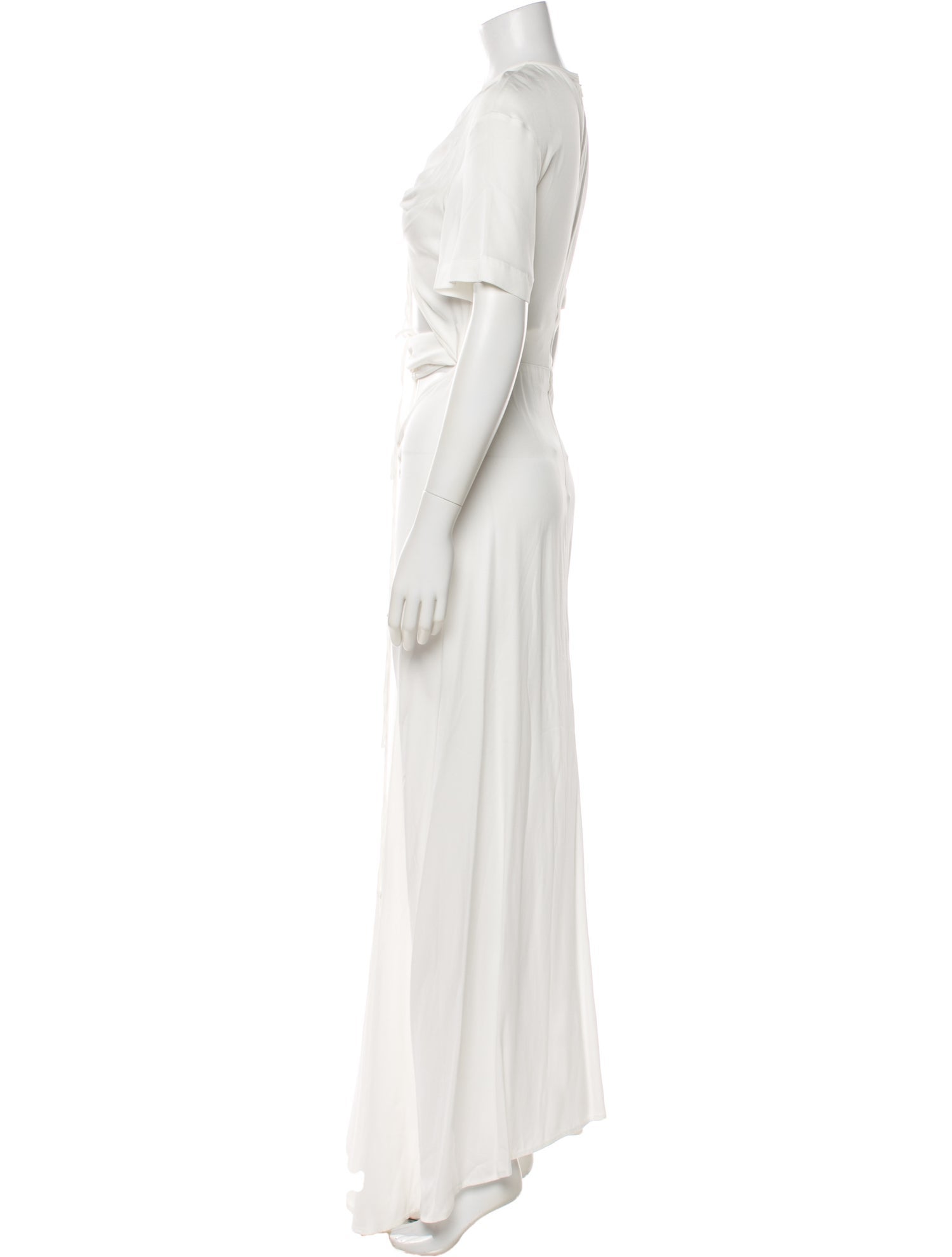 Christopher Esber Crew Neck Long Dress