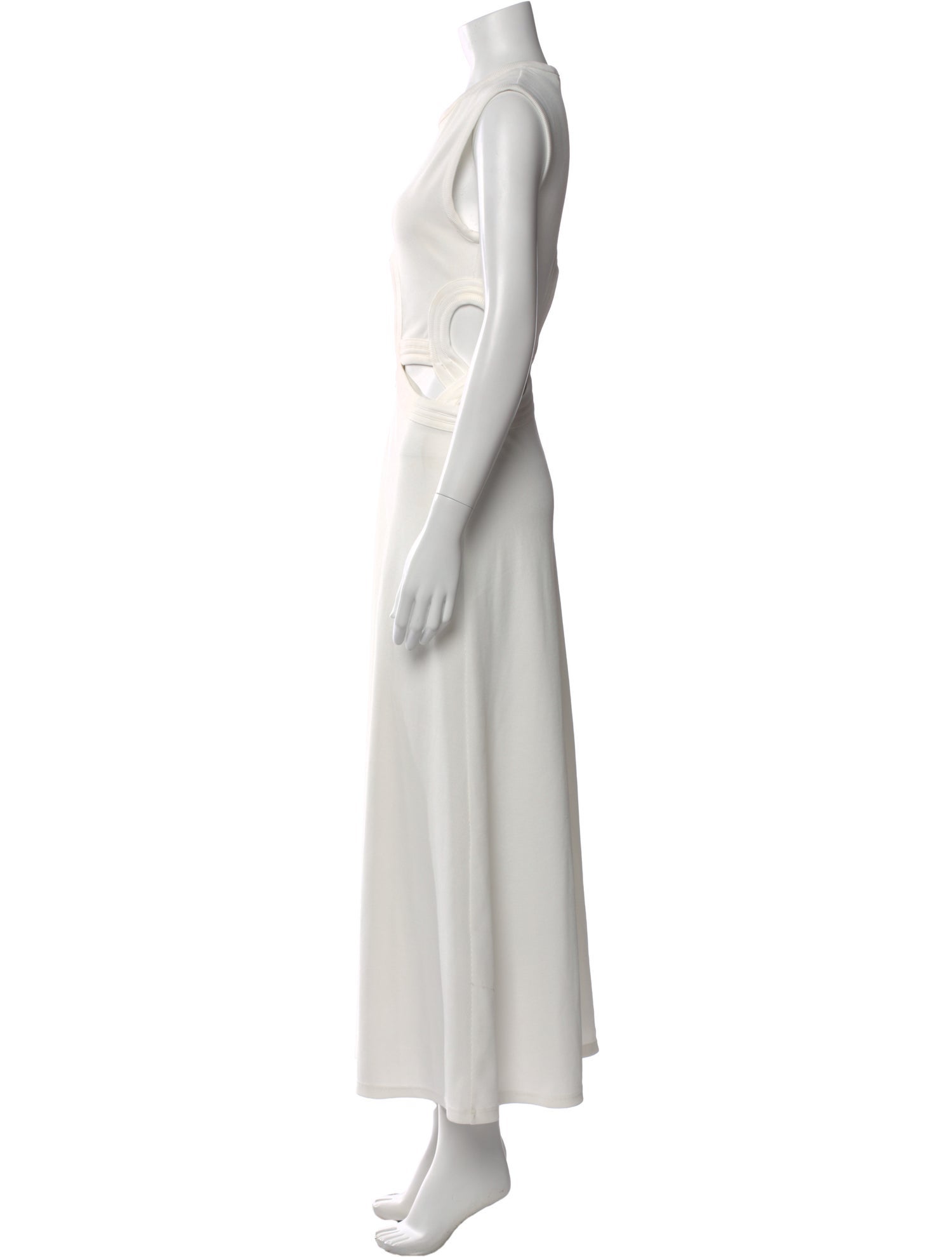 Christopher Esber Crew Neck Long Dress