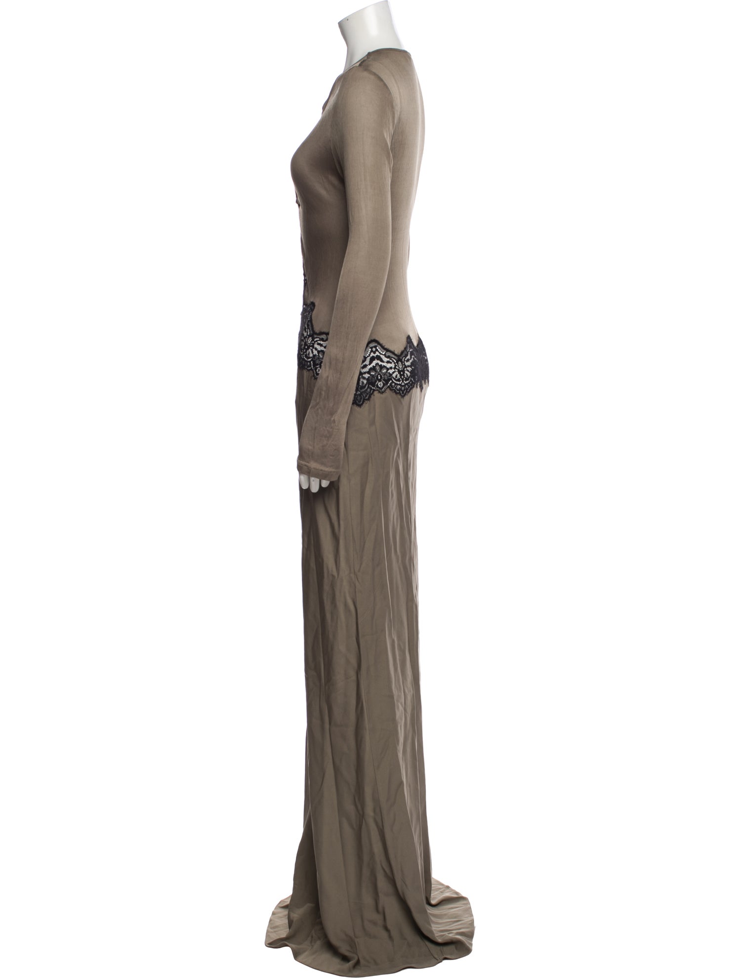 Christopher Esber V-Neck Long Dress