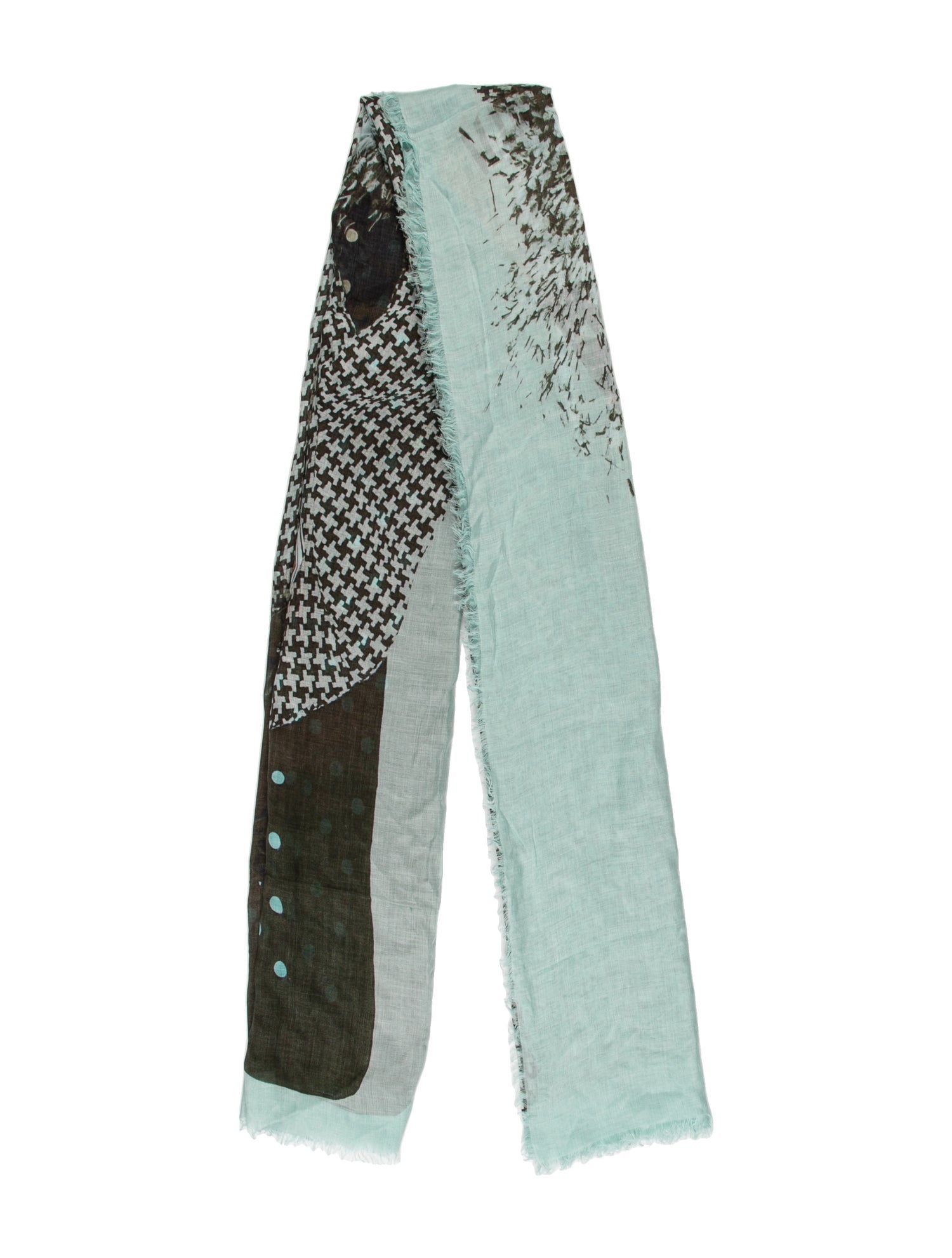 Franco Ferrari Cashmere Printed Scarf