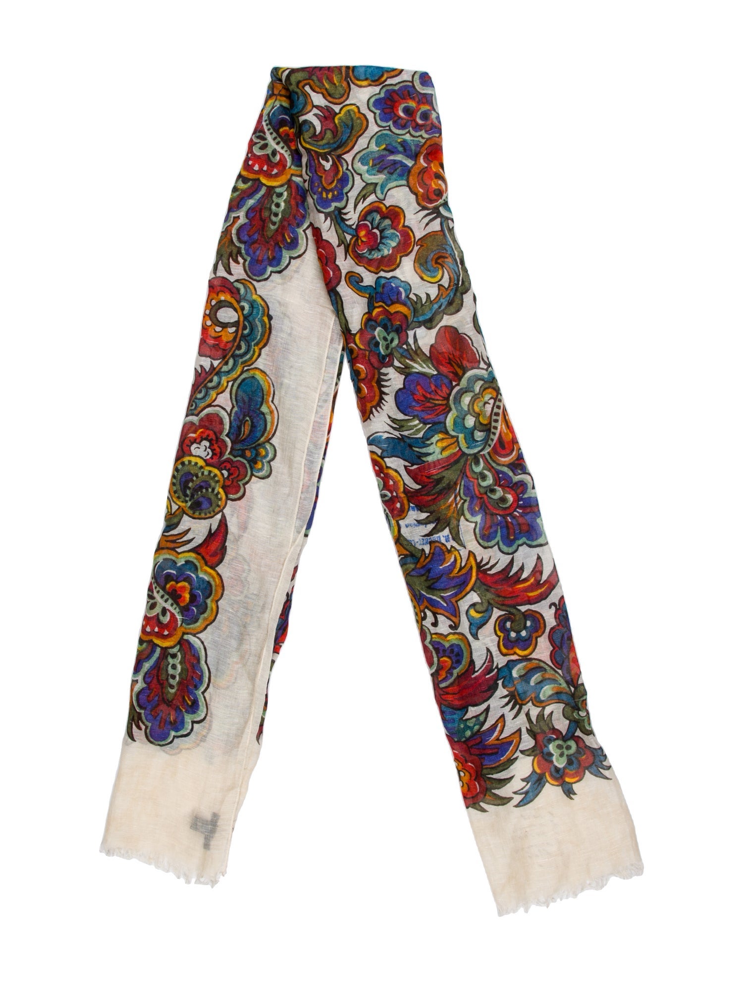 Franco Ferrari Floral Print Scarf