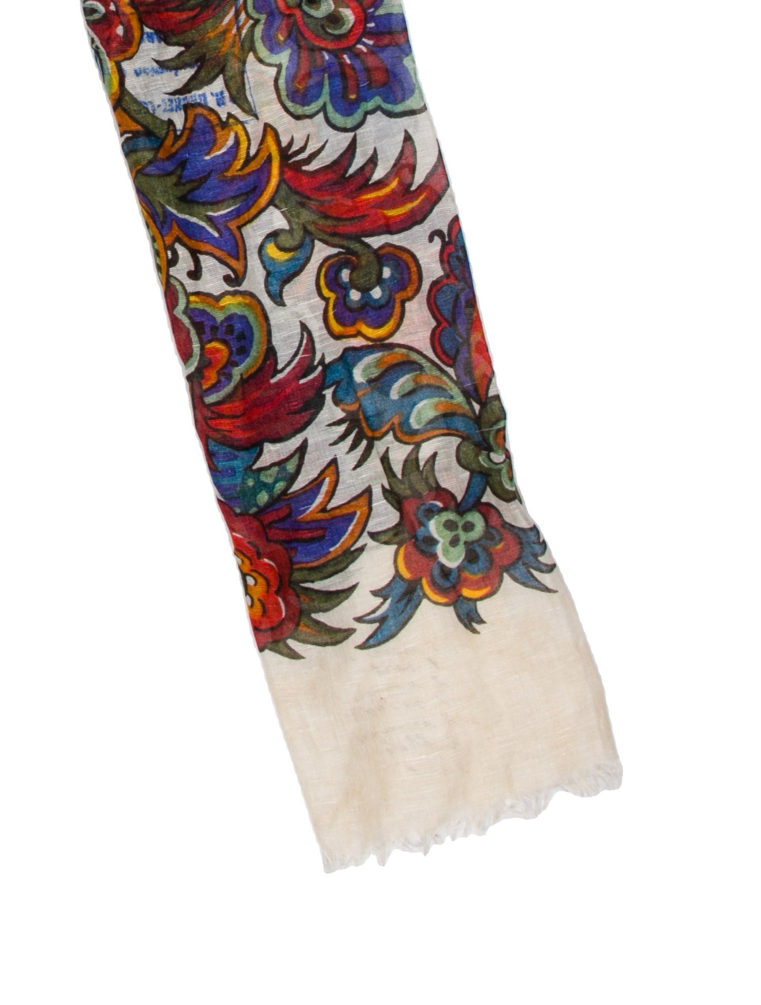 Franco Ferrari Floral Print Scarf