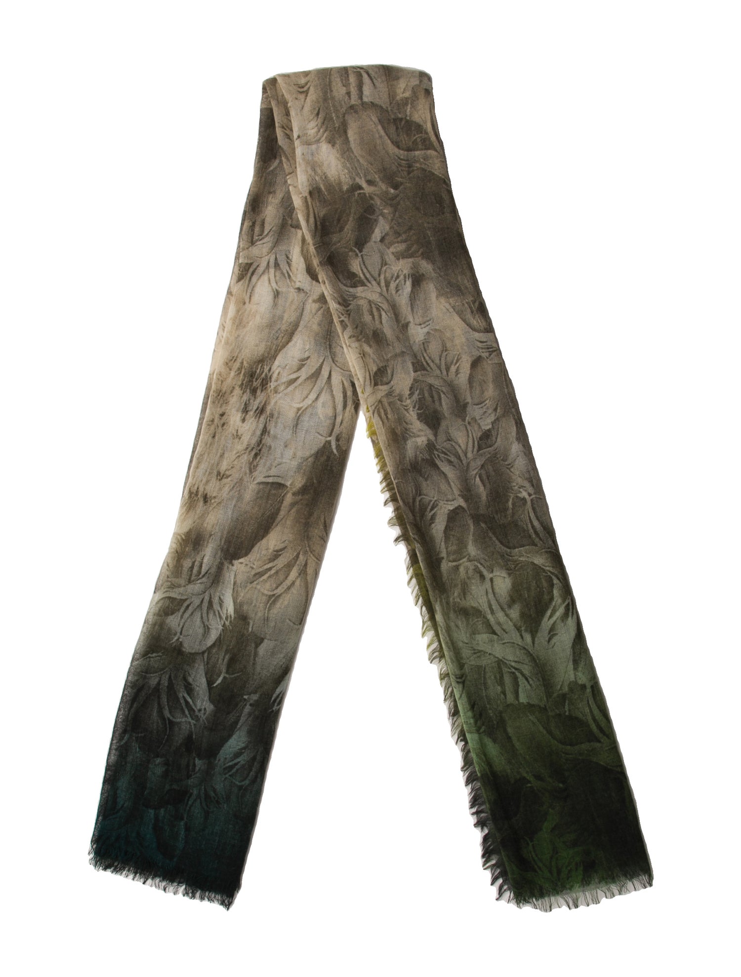 Franco Ferrari Silk Printed Scarf