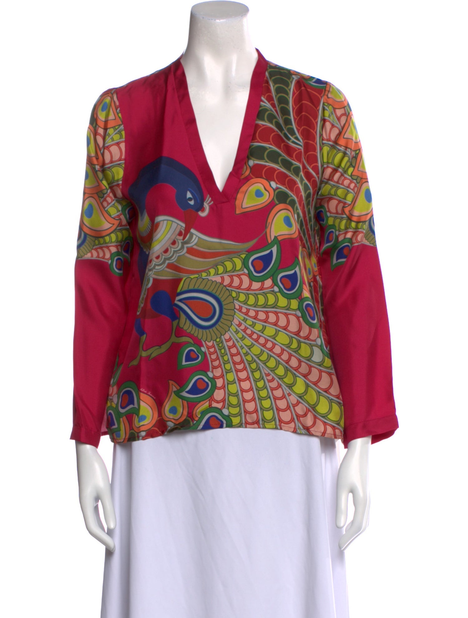 Franco Ferrari Silk Printed Blouse
