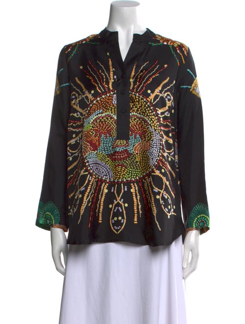 Franco Ferrari Silk Printed Blouse