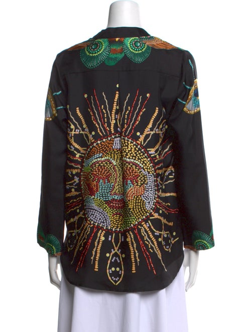 Franco Ferrari Silk Printed Blouse
