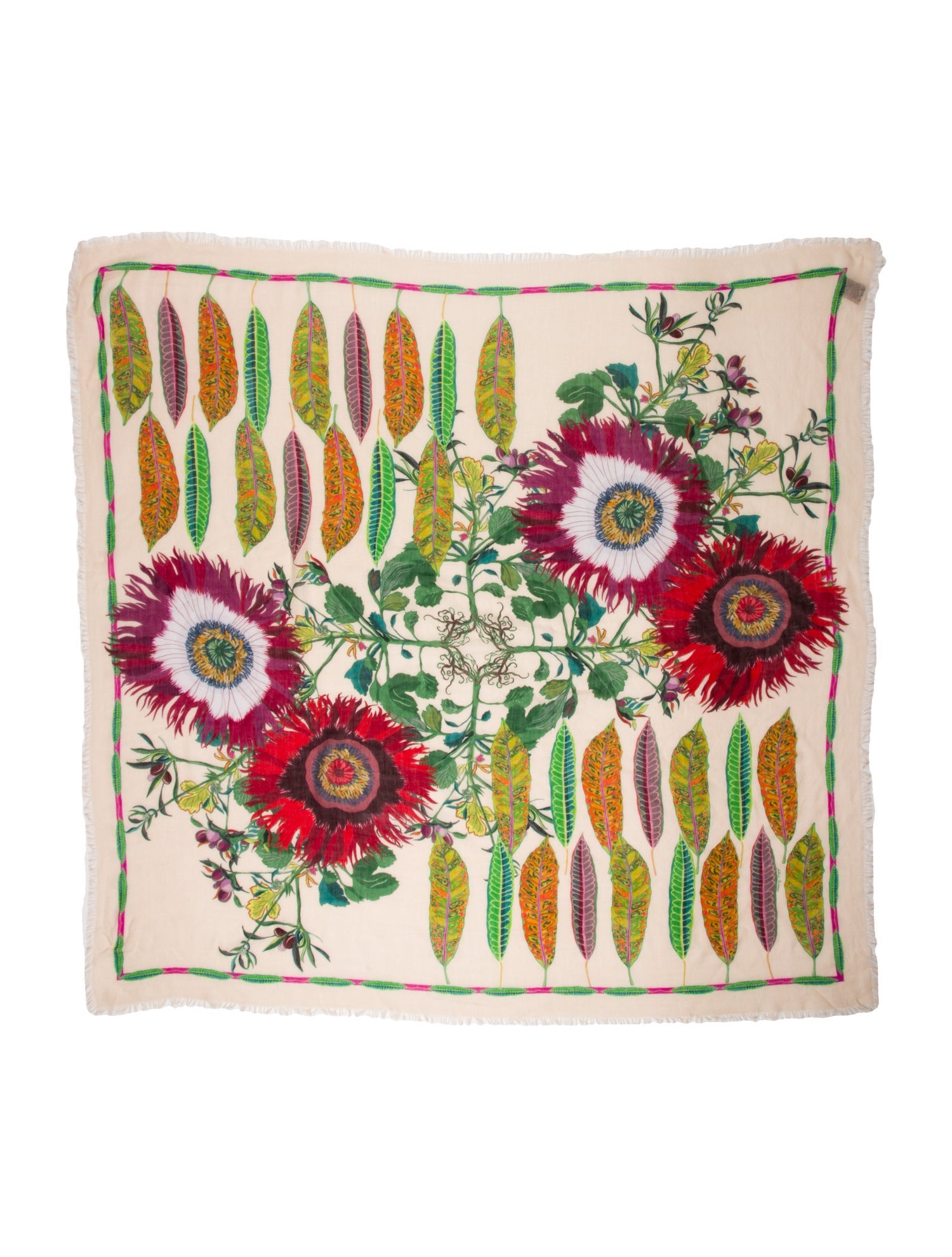 Franco Ferrari Vintage Printed Scarf