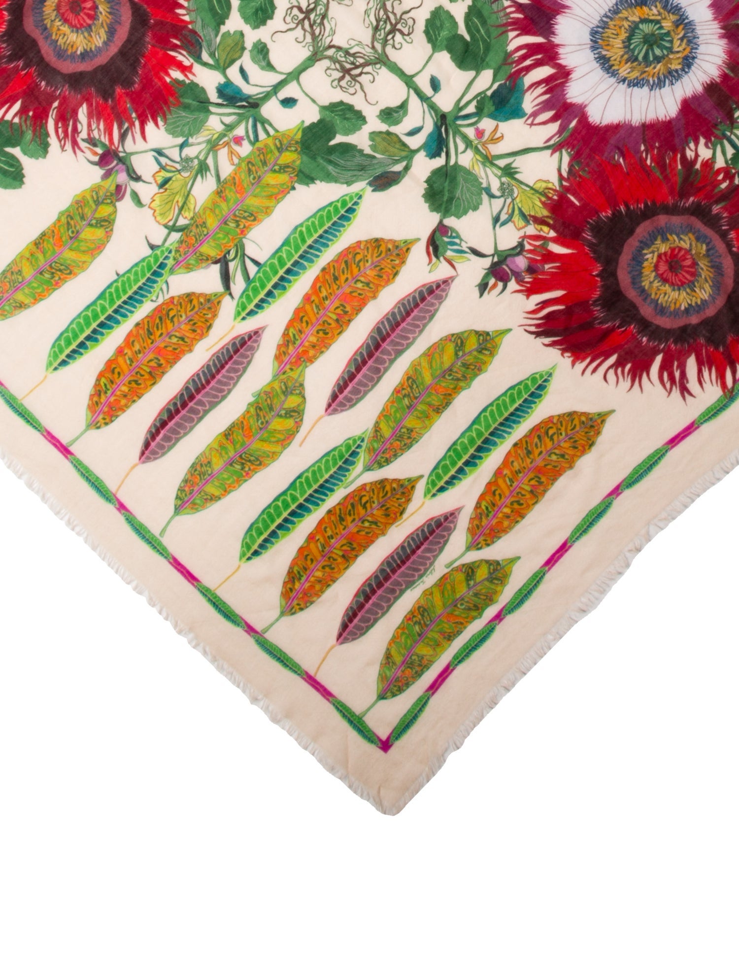 Franco Ferrari Vintage Printed Scarf