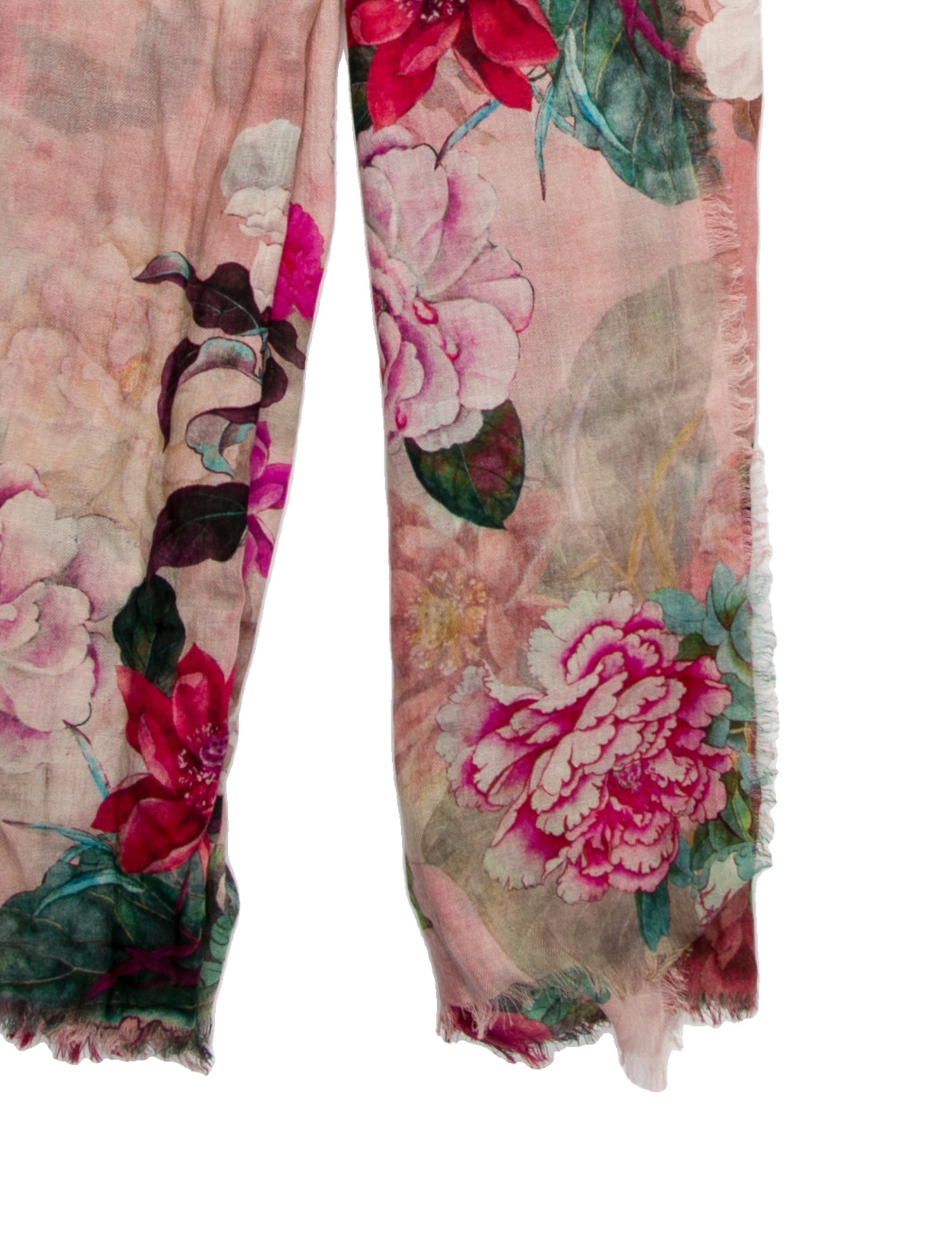 Franco Ferrari Floral Print Scarf w/ Tags