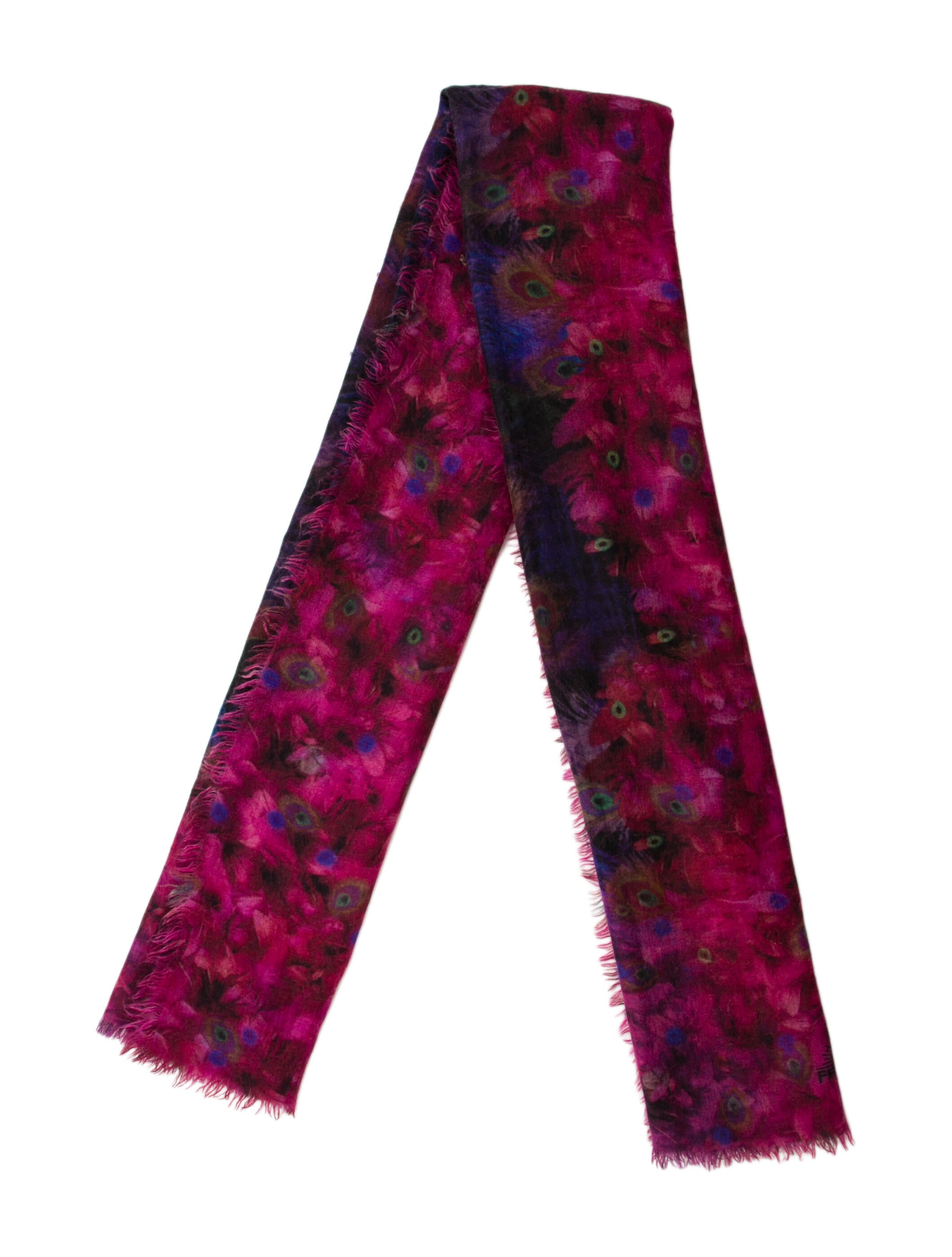 Franco Ferrari Silk Printed Scarf