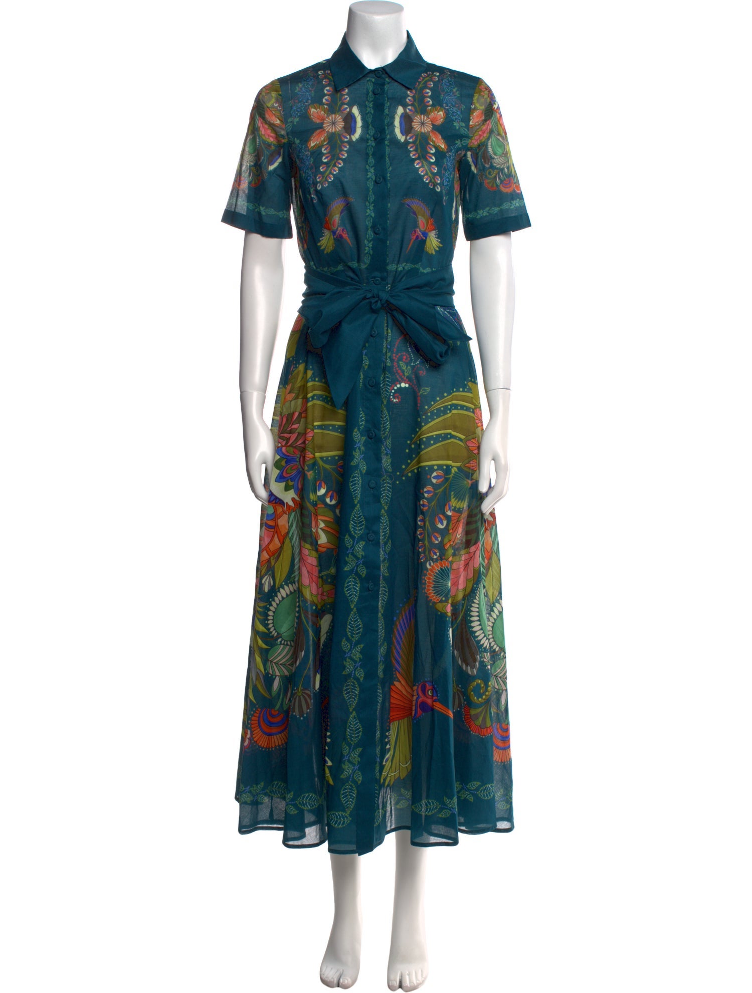 Franco Ferrari Silk Long Dress