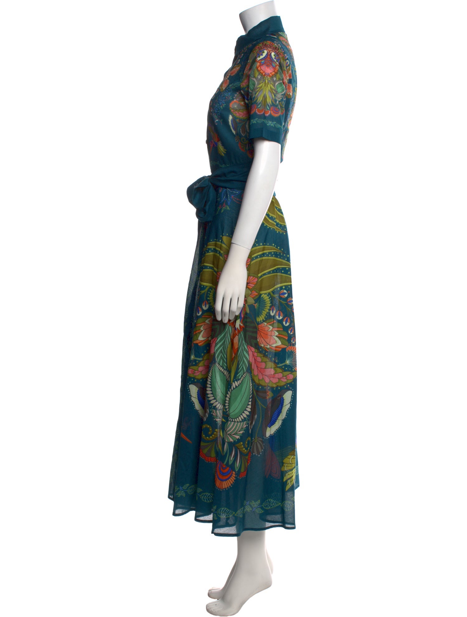 Franco Ferrari Silk Long Dress