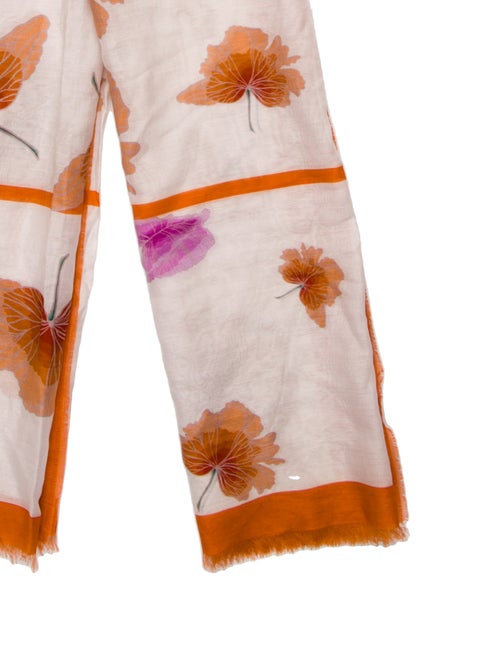 Franco Ferrari Floral Print Scarf