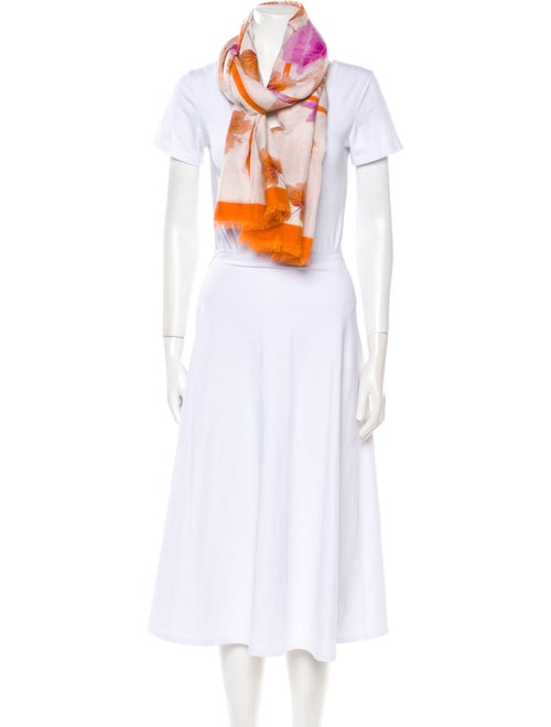 Franco Ferrari Floral Print Scarf