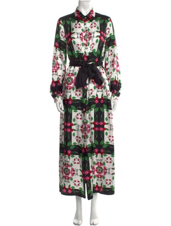 Franco Ferrari Silk Long Dress