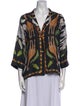 Franco Ferrari Silk Printed Blouse