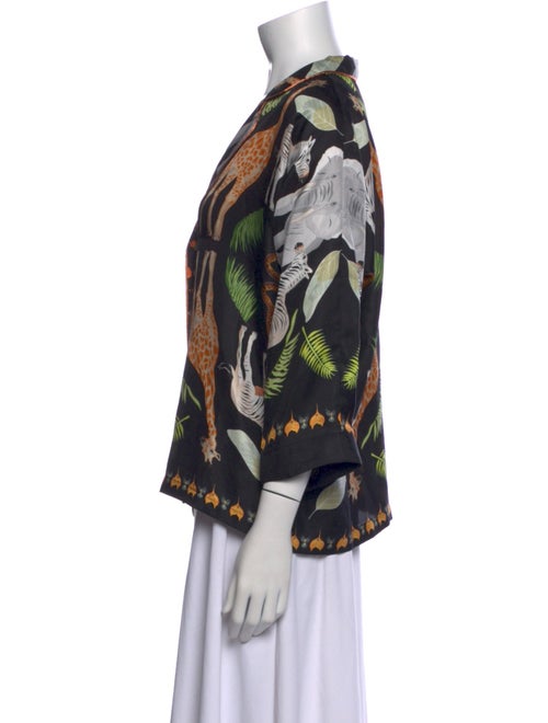 Franco Ferrari Silk Printed Blouse