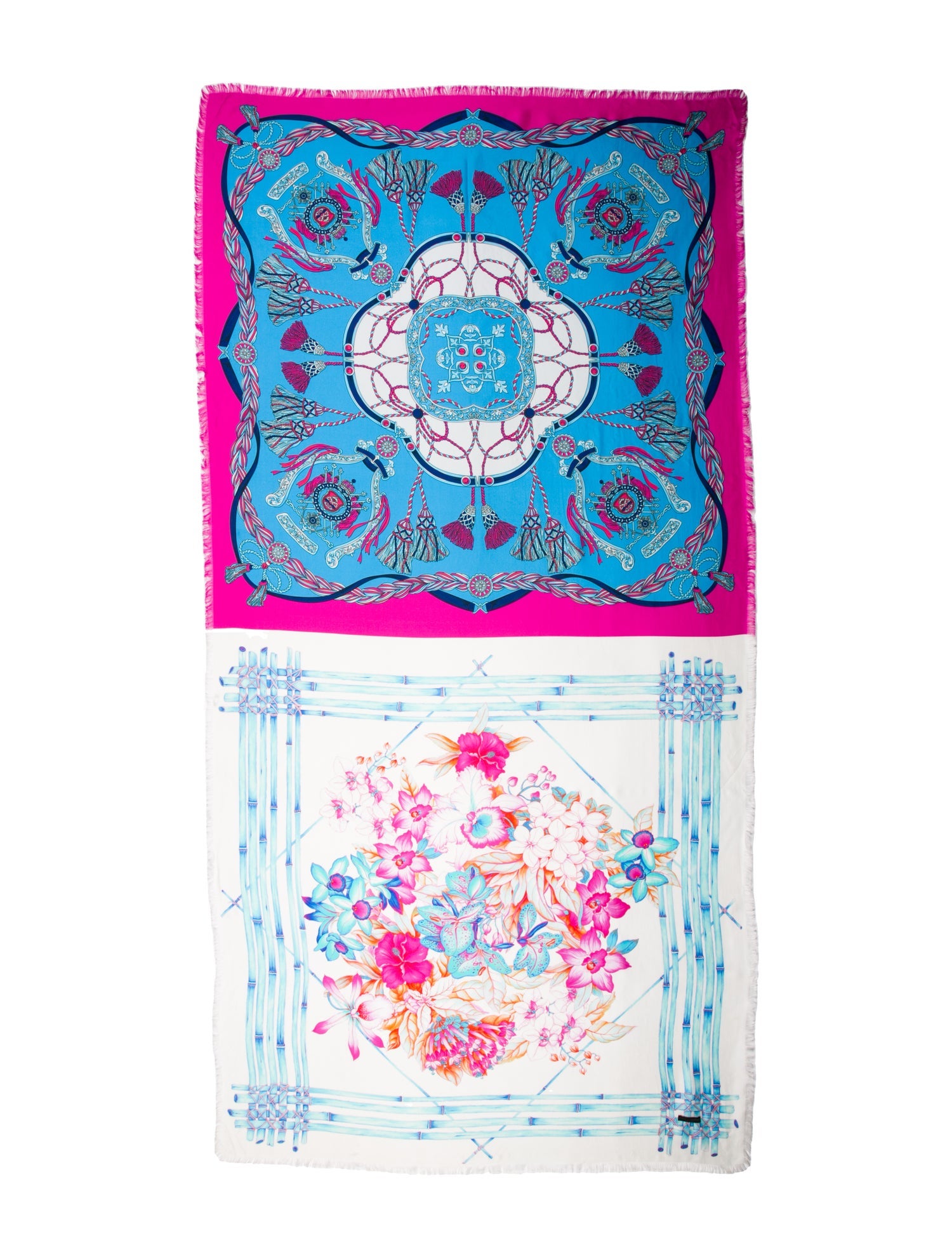 Franco Ferrari Le Paradis du Roy Silk Scarf