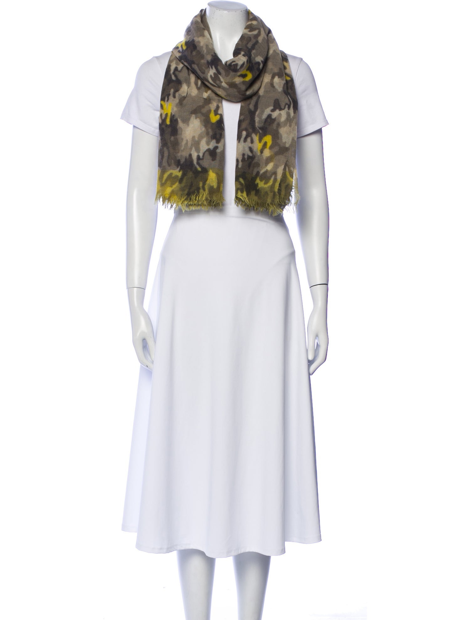 Franco Ferrari Floral Print Scarf