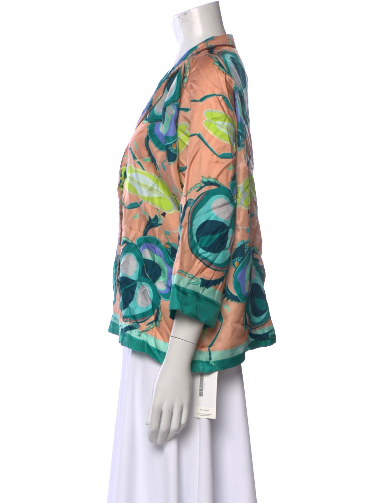 Franco Ferrari Silk Printed Blouse