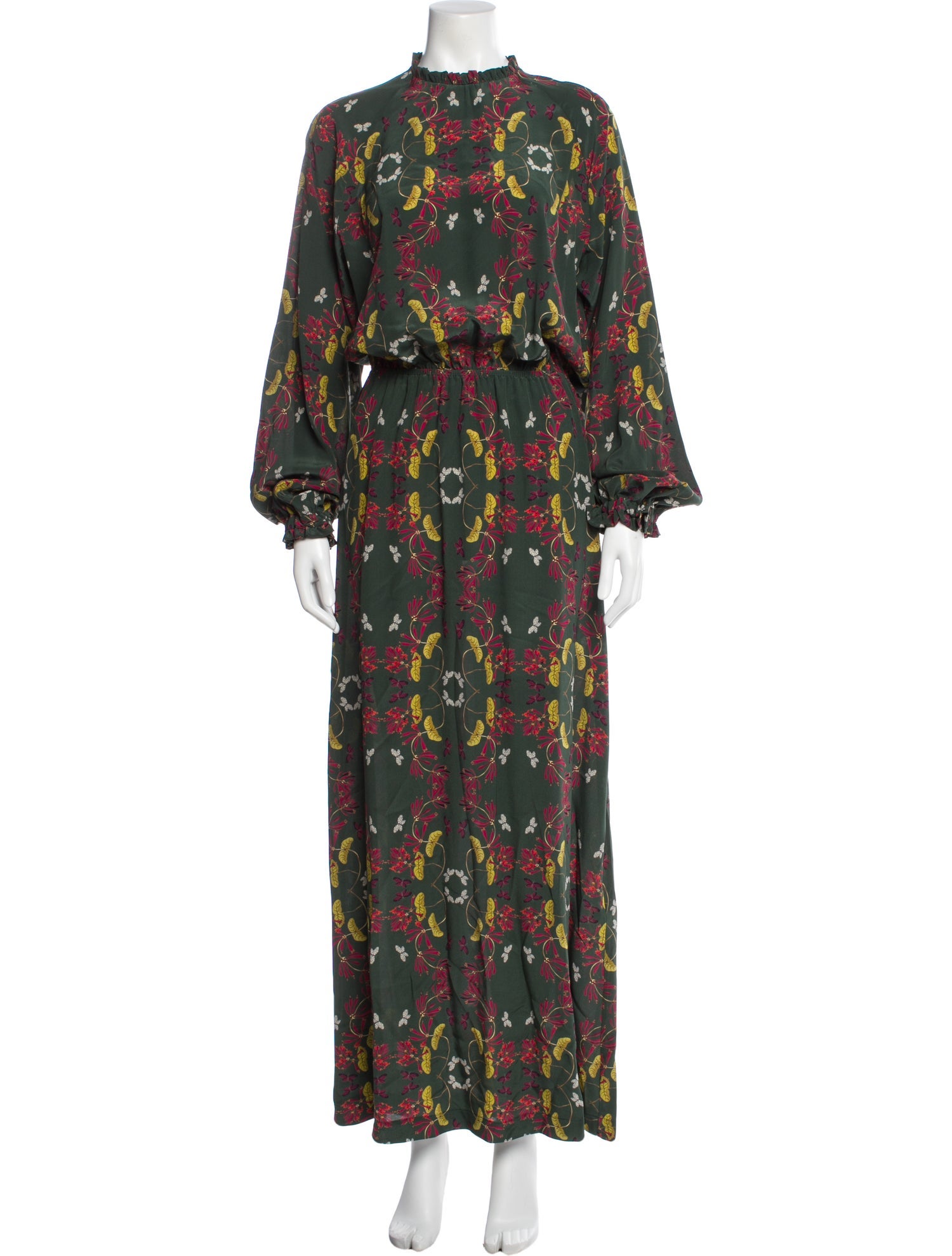 Franco Ferrari Silk Long Dress w/ Tags