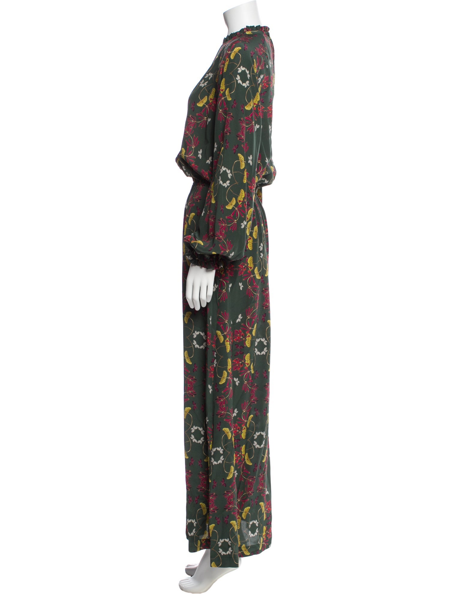 Franco Ferrari Silk Long Dress w/ Tags