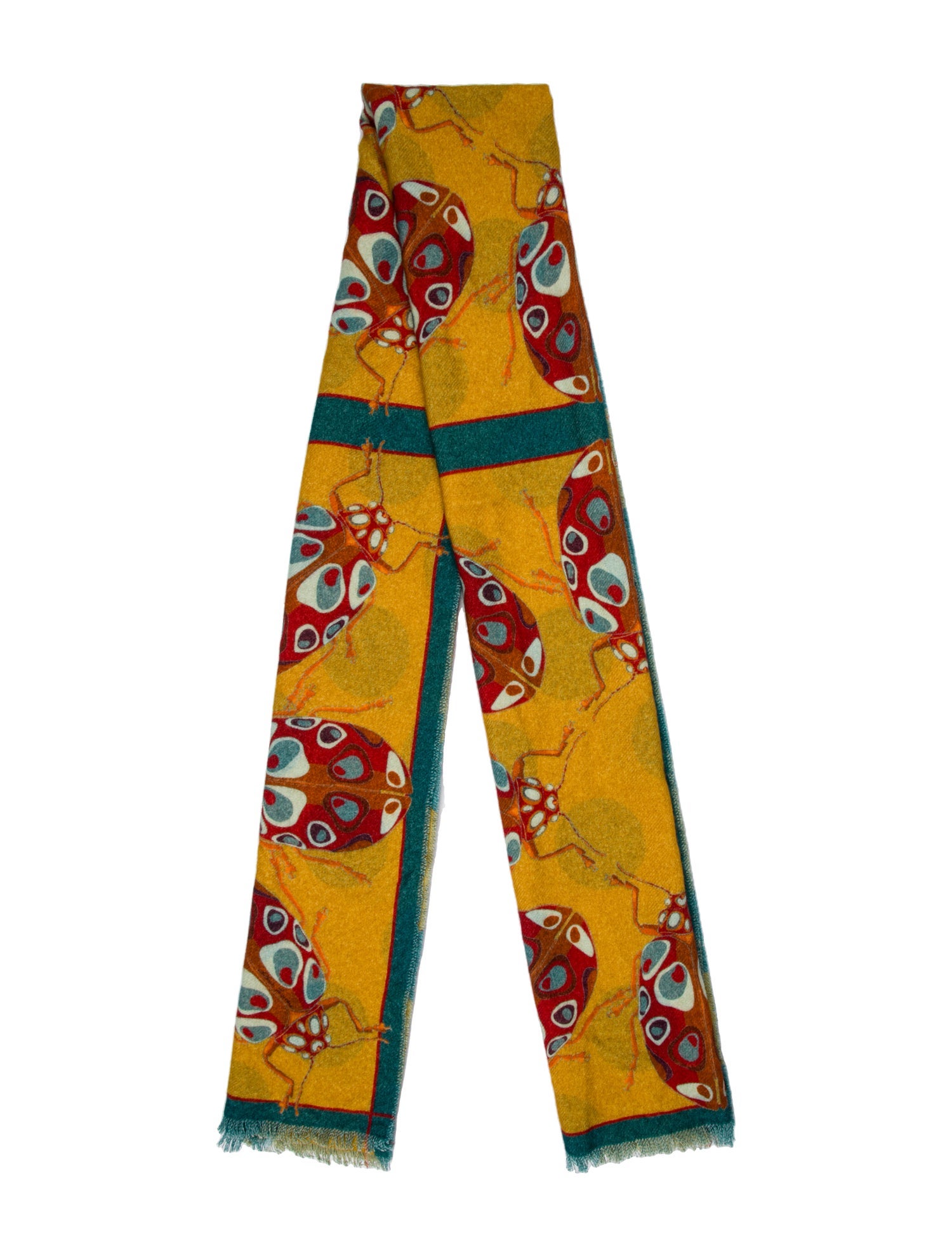 Franco Ferrari Cashmere Printed Scarf