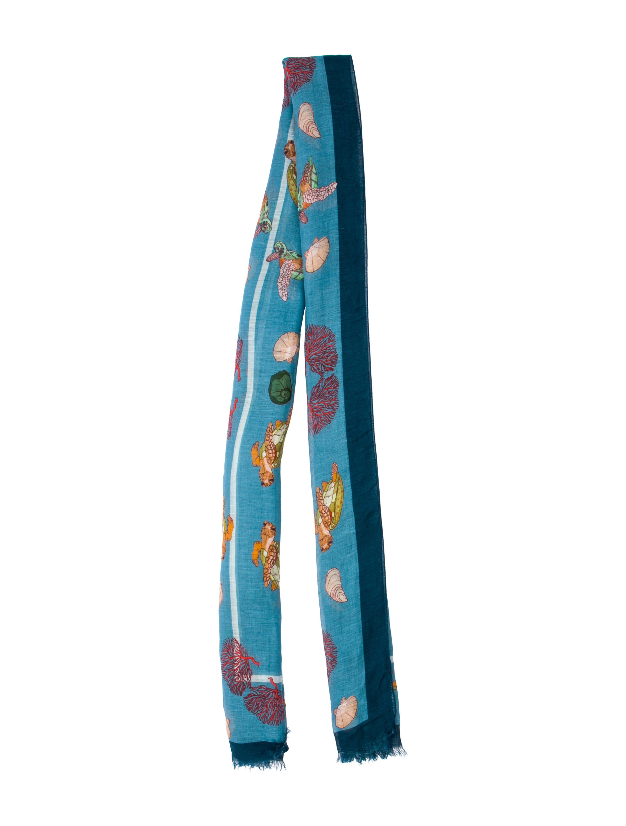 Franco Ferrari Silk Printed Scarf