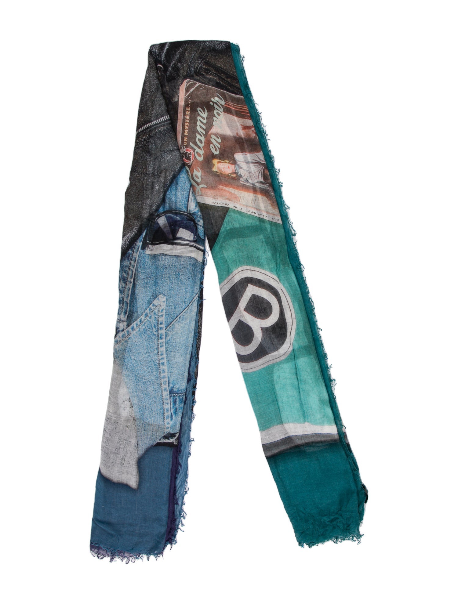 Franco Ferrari Silk Printed Scarf