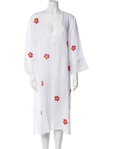 Solid & Striped Dresses Linen Midi Length Dress M