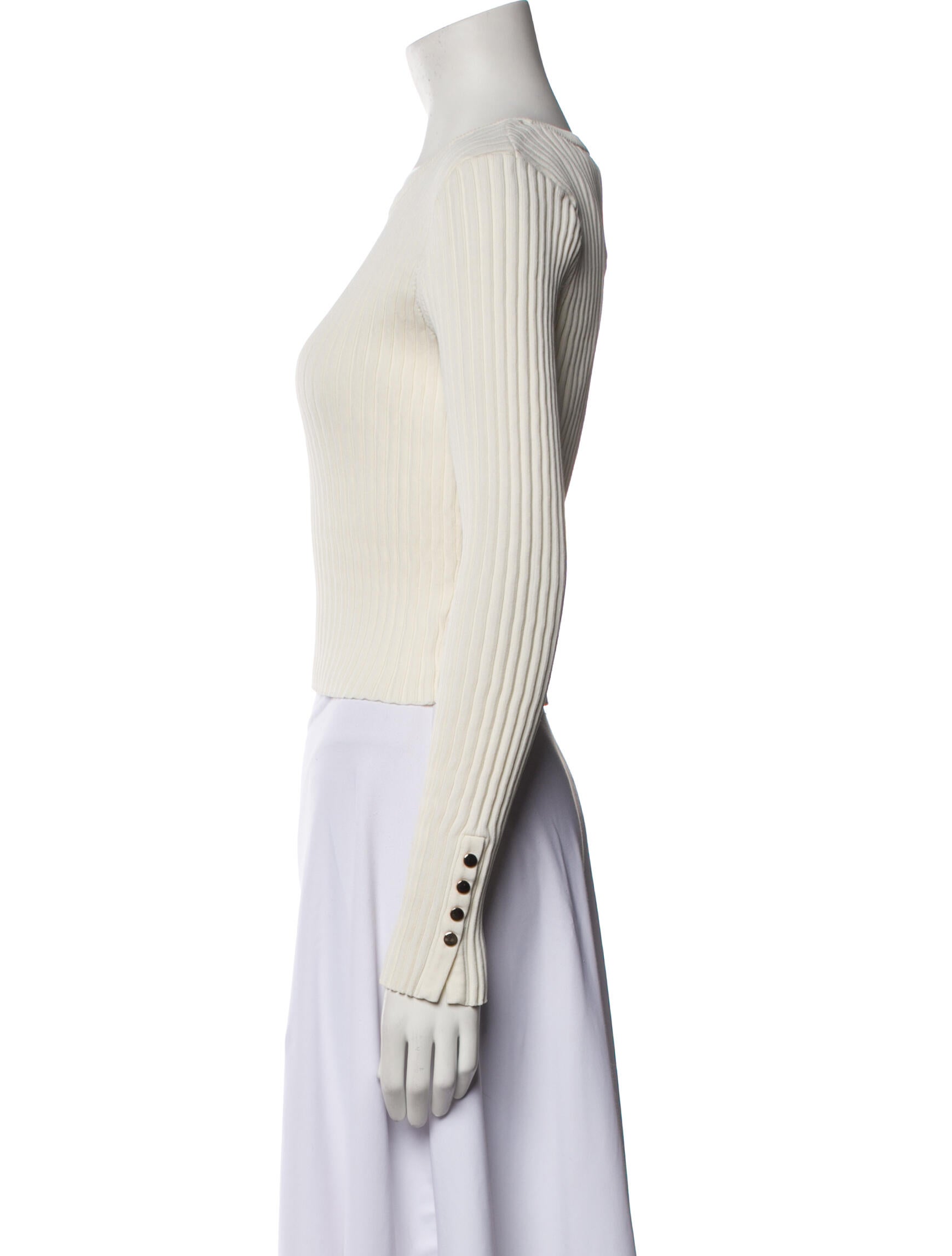 Solid & Striped Bateau Neckline Sweater