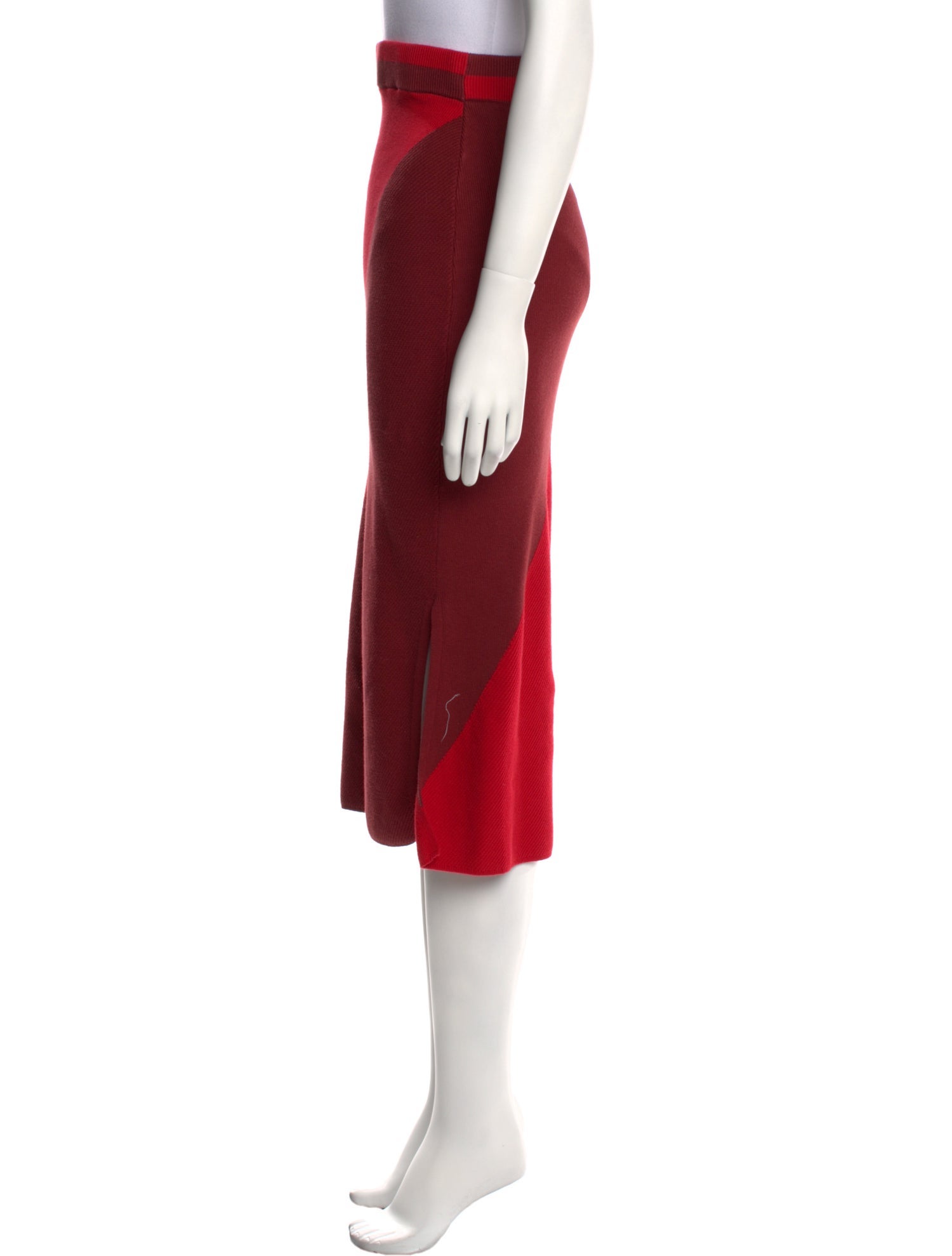 Solid & Striped Midi Length Skirt